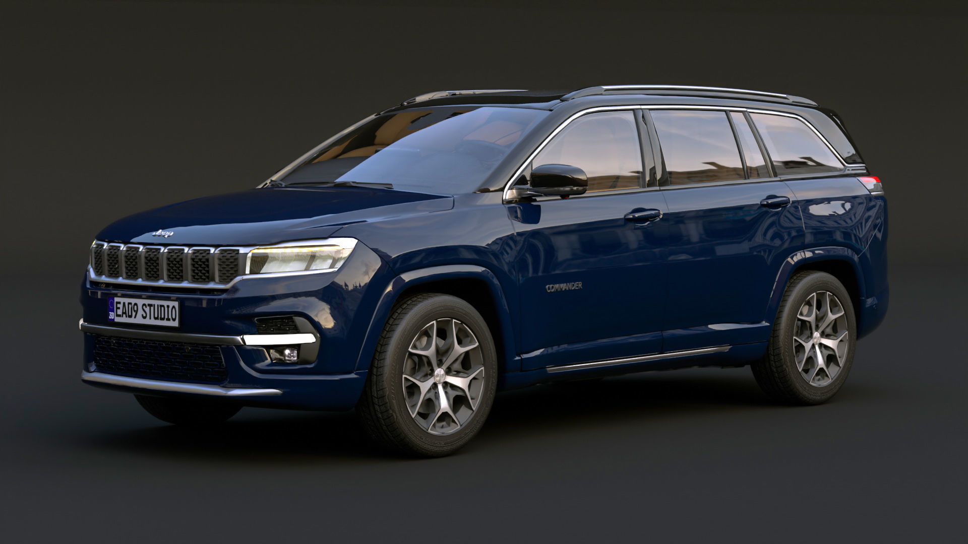 Jeep Commander 2022 3D model_7