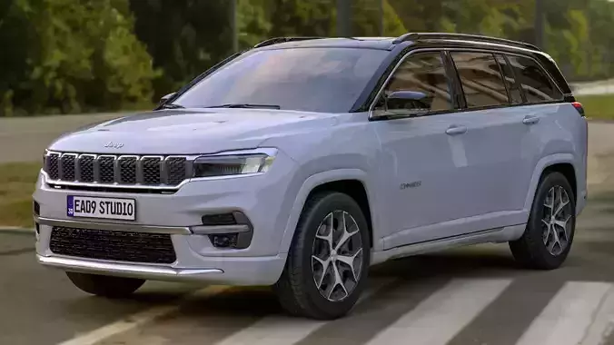 Jeep Commander 2022 3D model