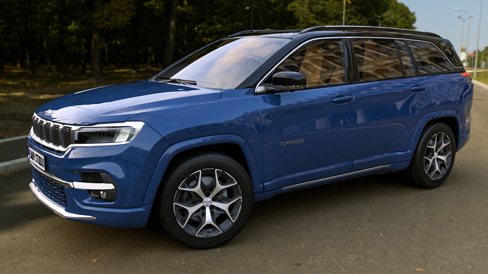 Jeep Commander 2022 3D model_2