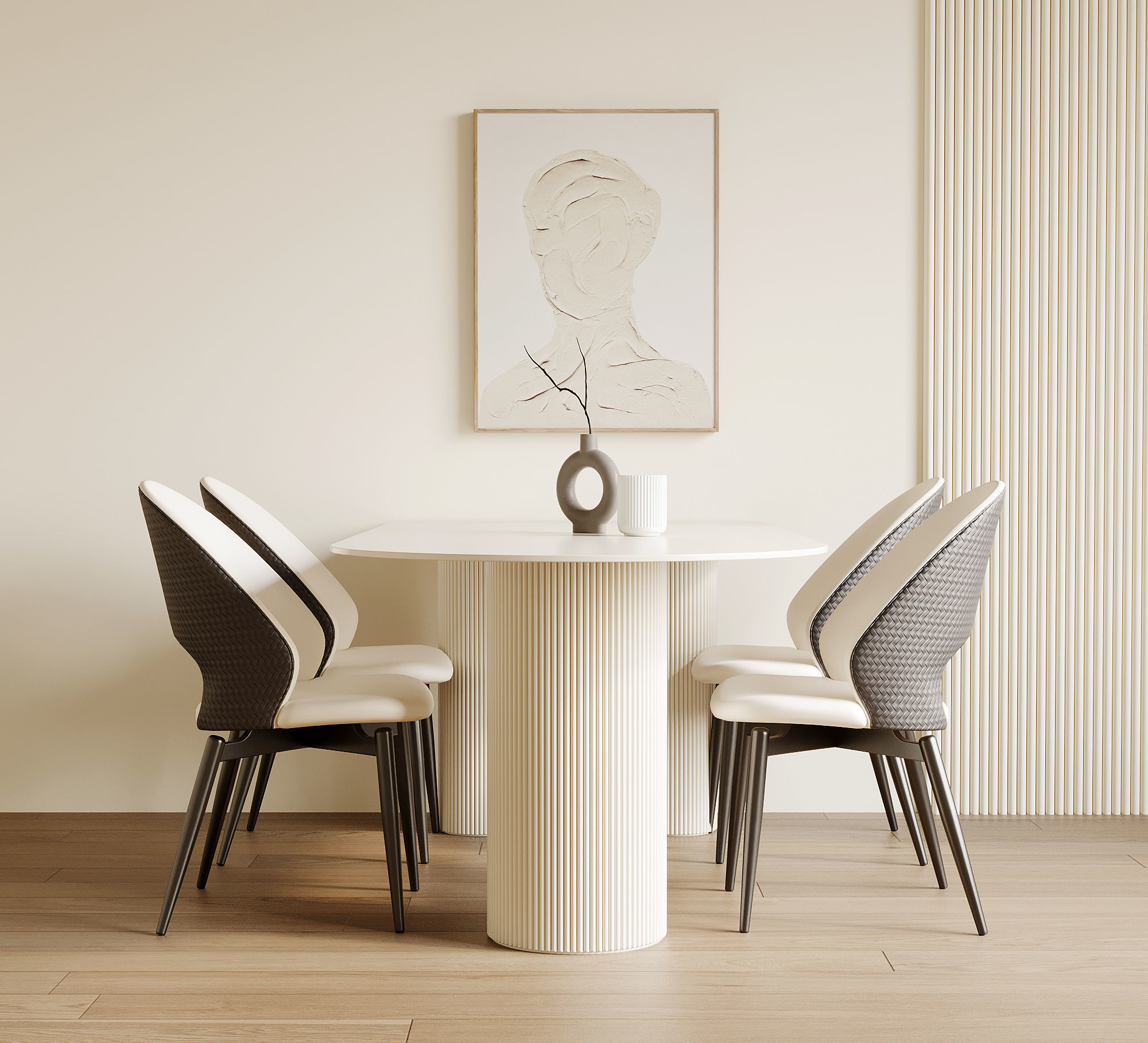 Dining Room Interior  ID406 3D model_3