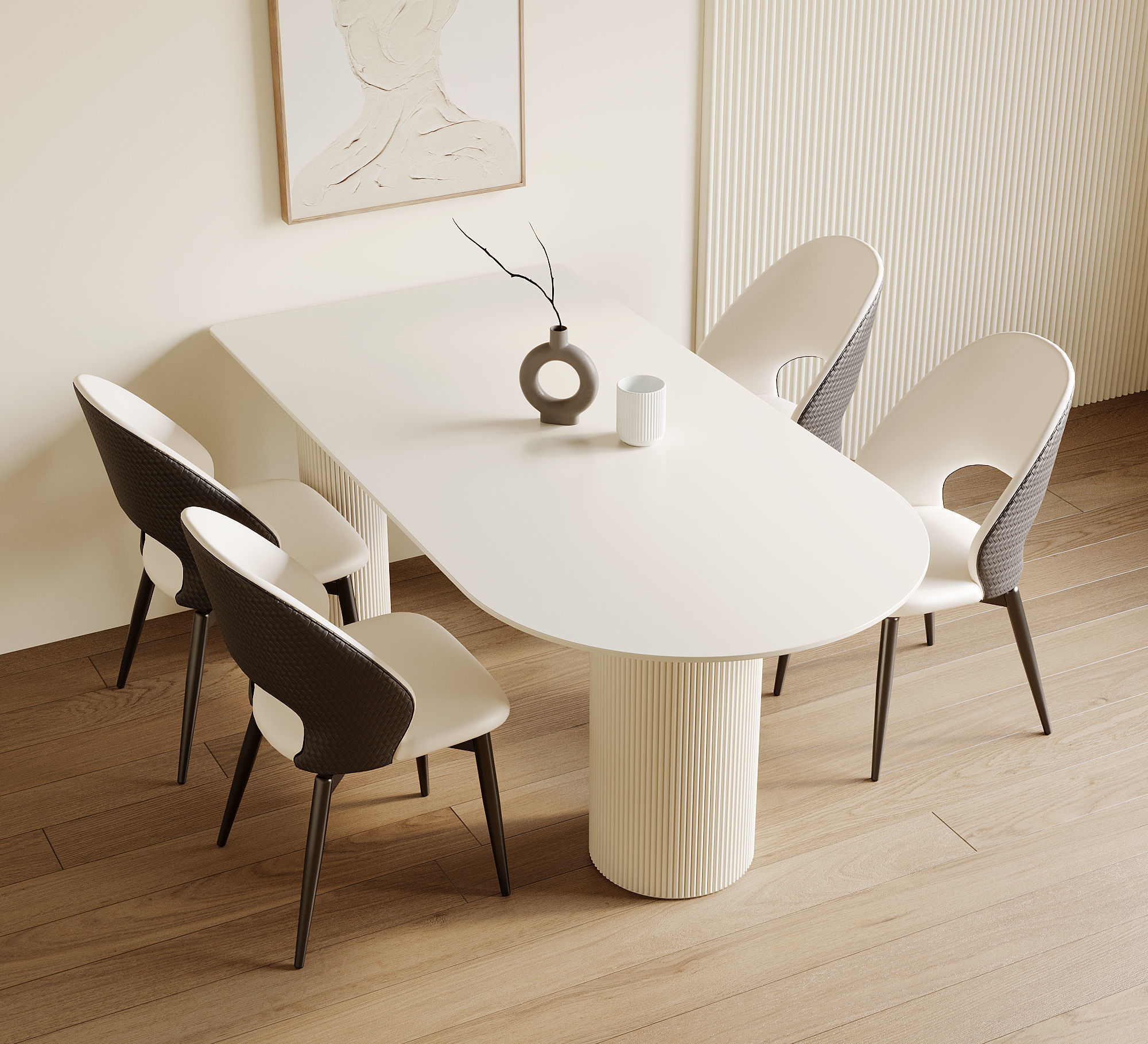 Dining Room Interior  ID406 3D model_1