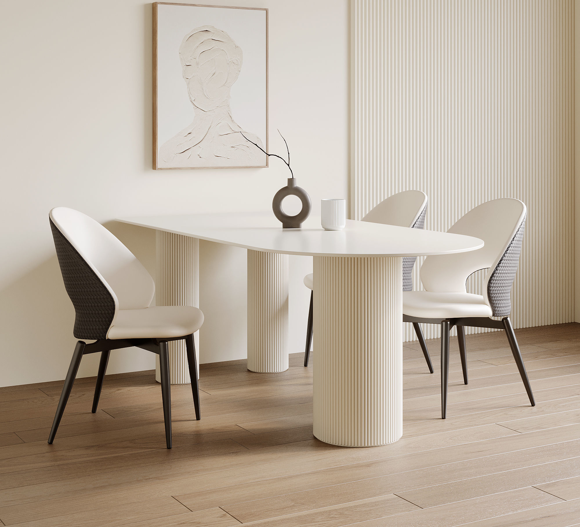 Dining Room Interior  ID406 3D model_6