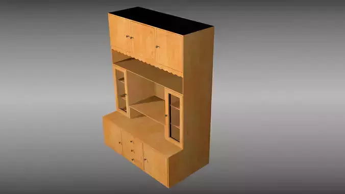 Furniture wooden cabinet