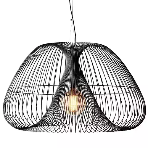 Cosmo Bronze Pendant Light 3D model