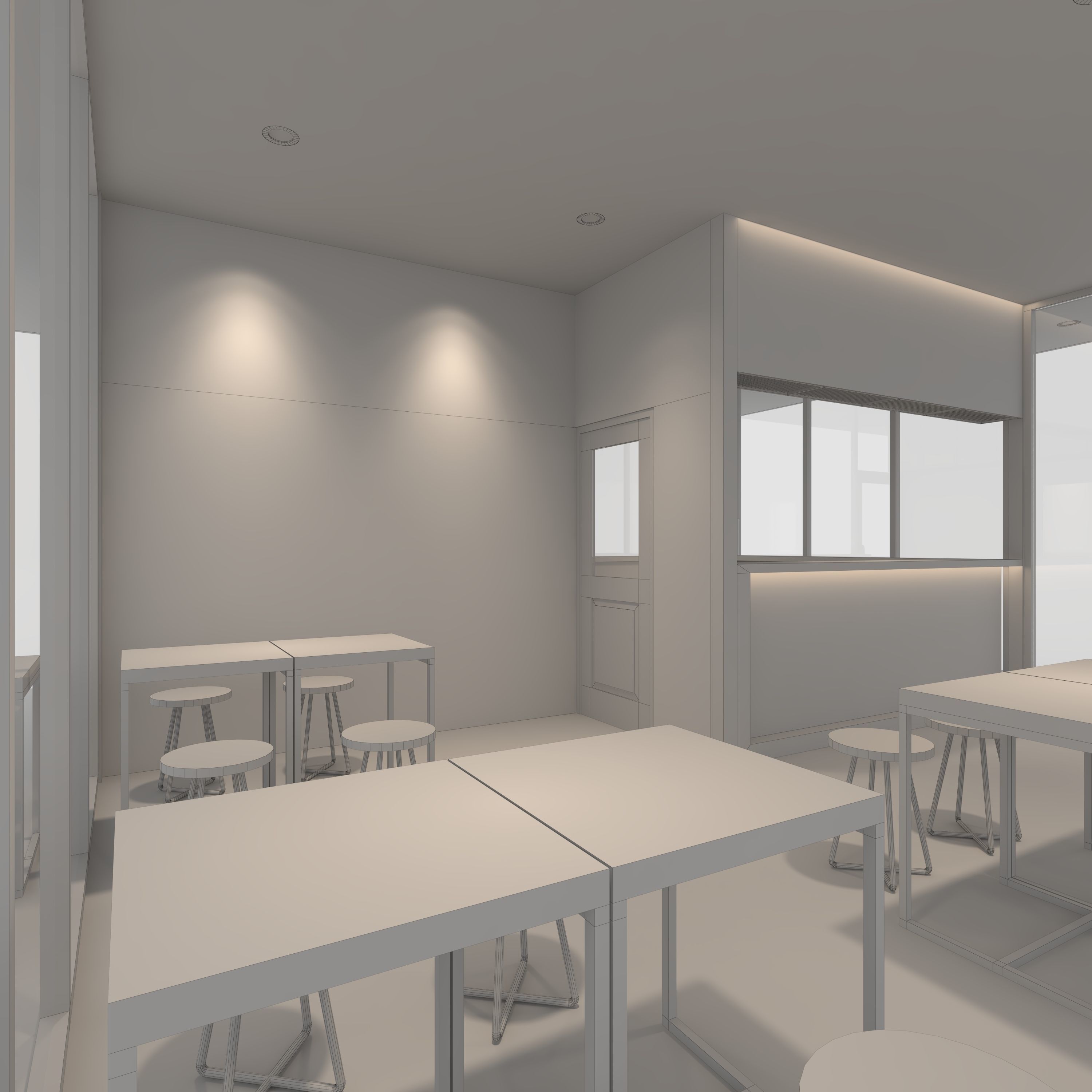 Coffee Shop 1 3D model_13