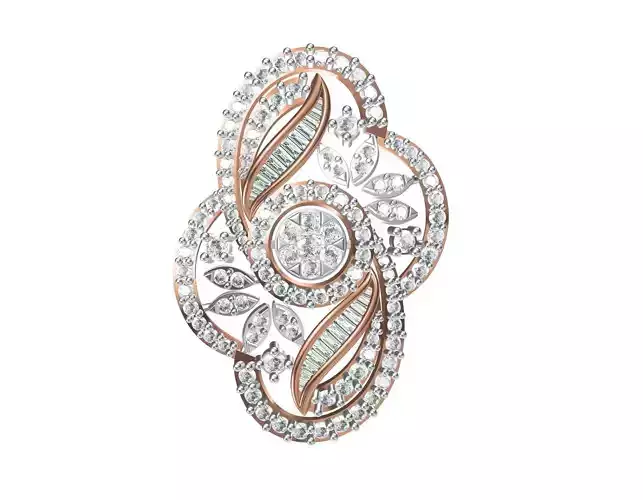 Women Heavy Unique Pendant STL FBX JCD Details