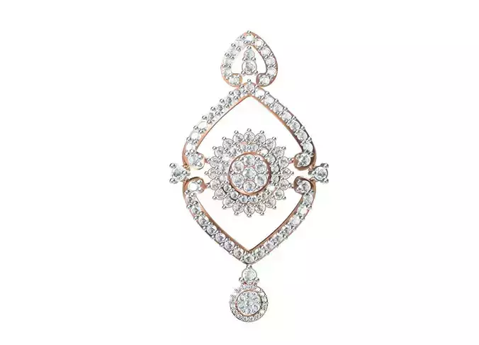 Women Heavy Unique Pendant STL FBX JCD Details