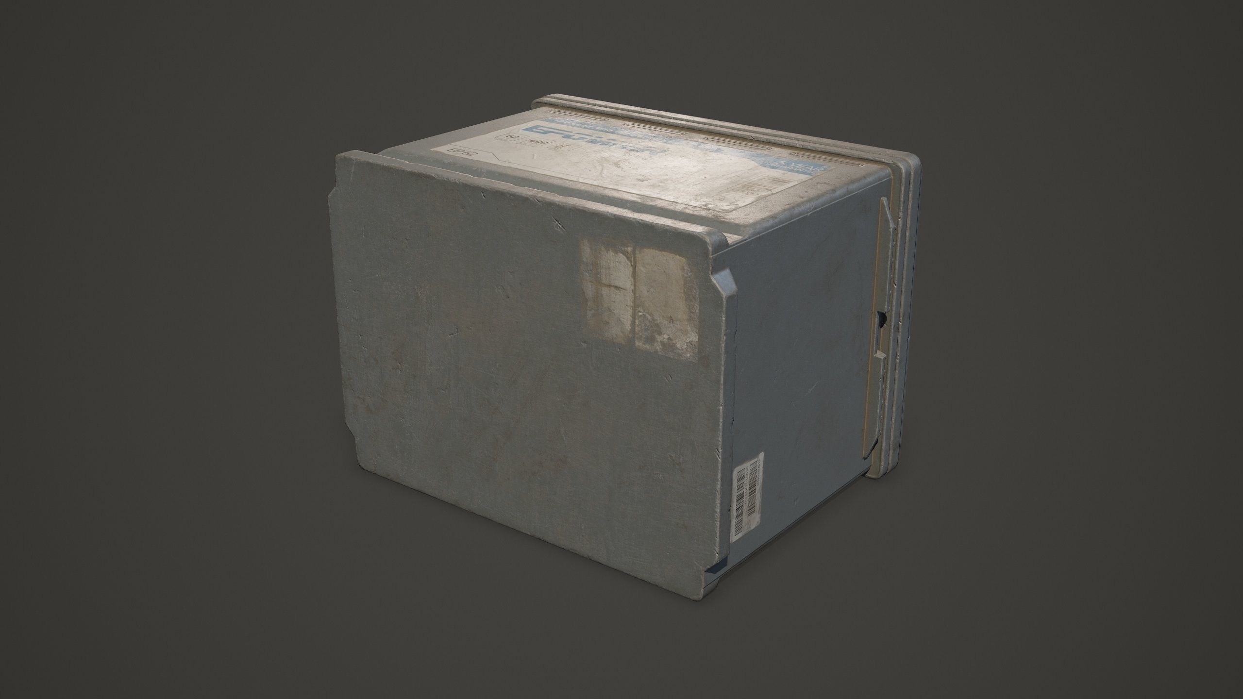 Car Battery 62 6CT 12 Volt - PBR Game Ready Low-poly 3D model_16