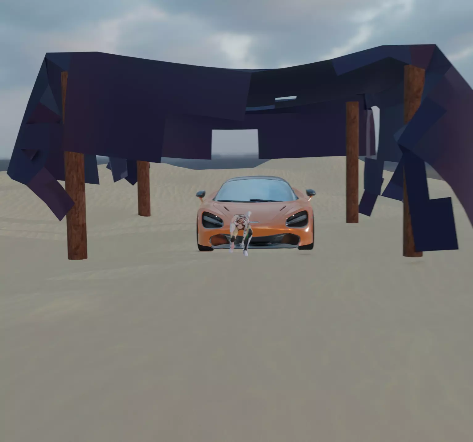 Car Film Free 3D model