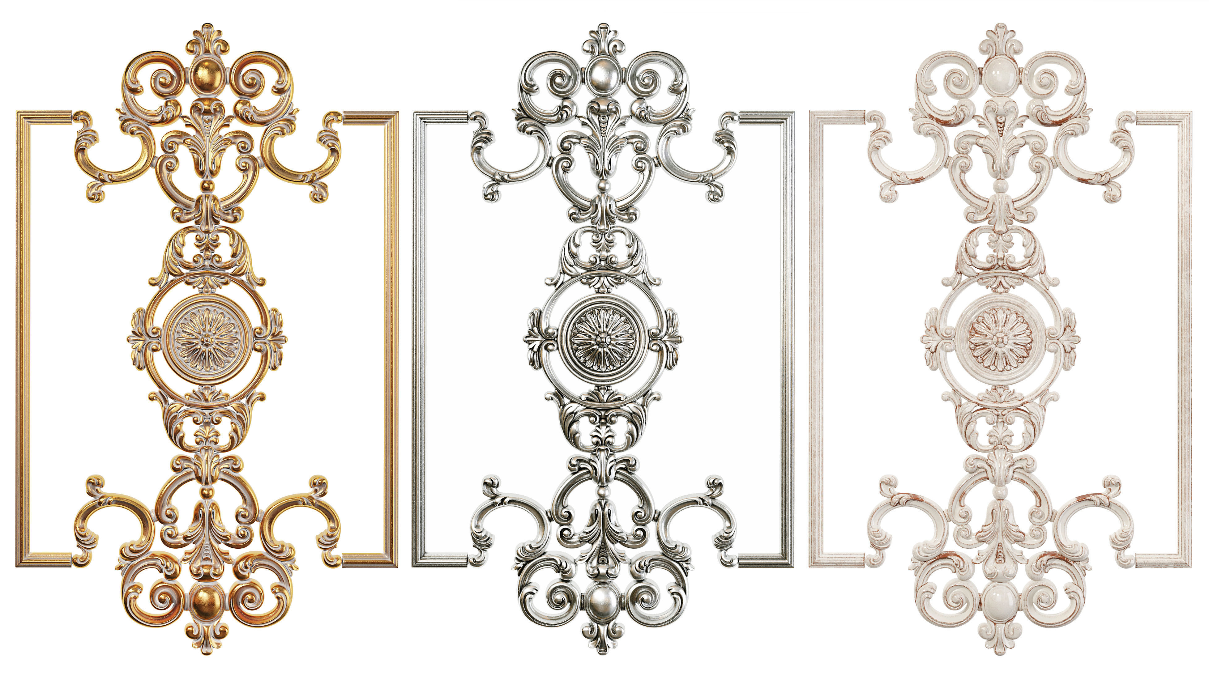 Classic carved 209 3D model_6