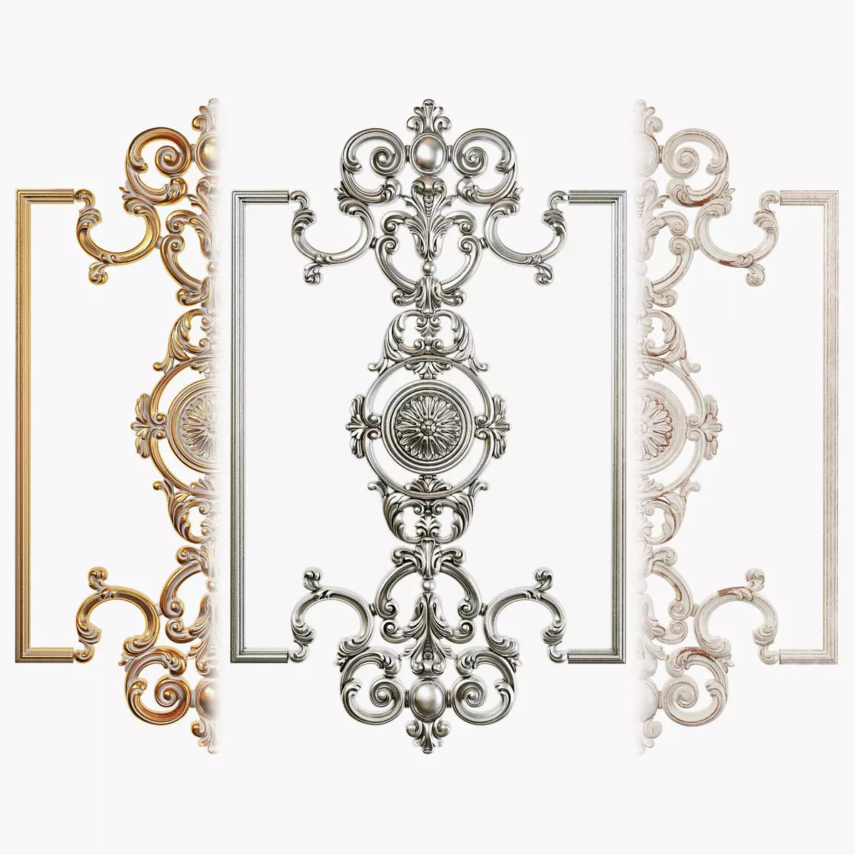 Classic carved 209 3D model_0