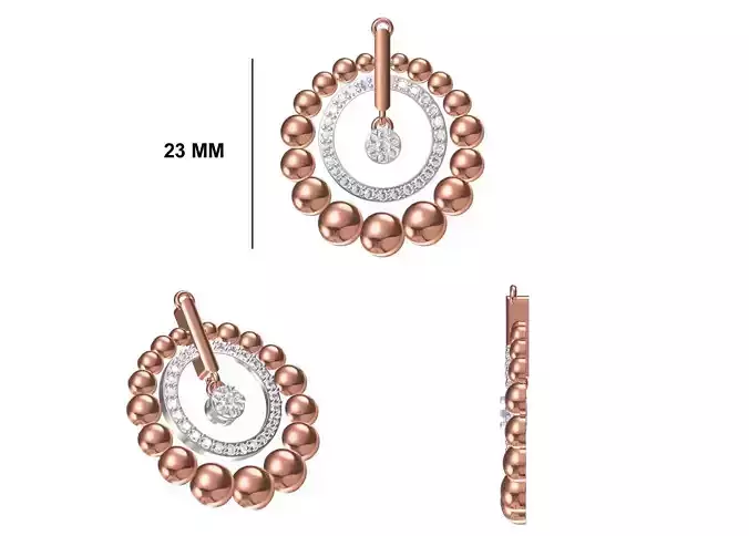 Women Heavy Unique Pendant STL FBX JCD Details