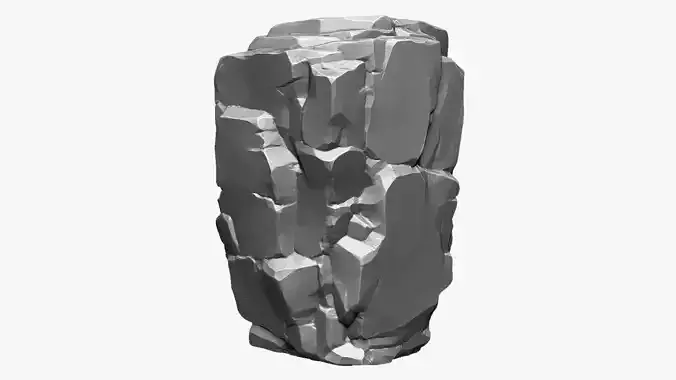 3D Mountain rock Zbrush sculpt