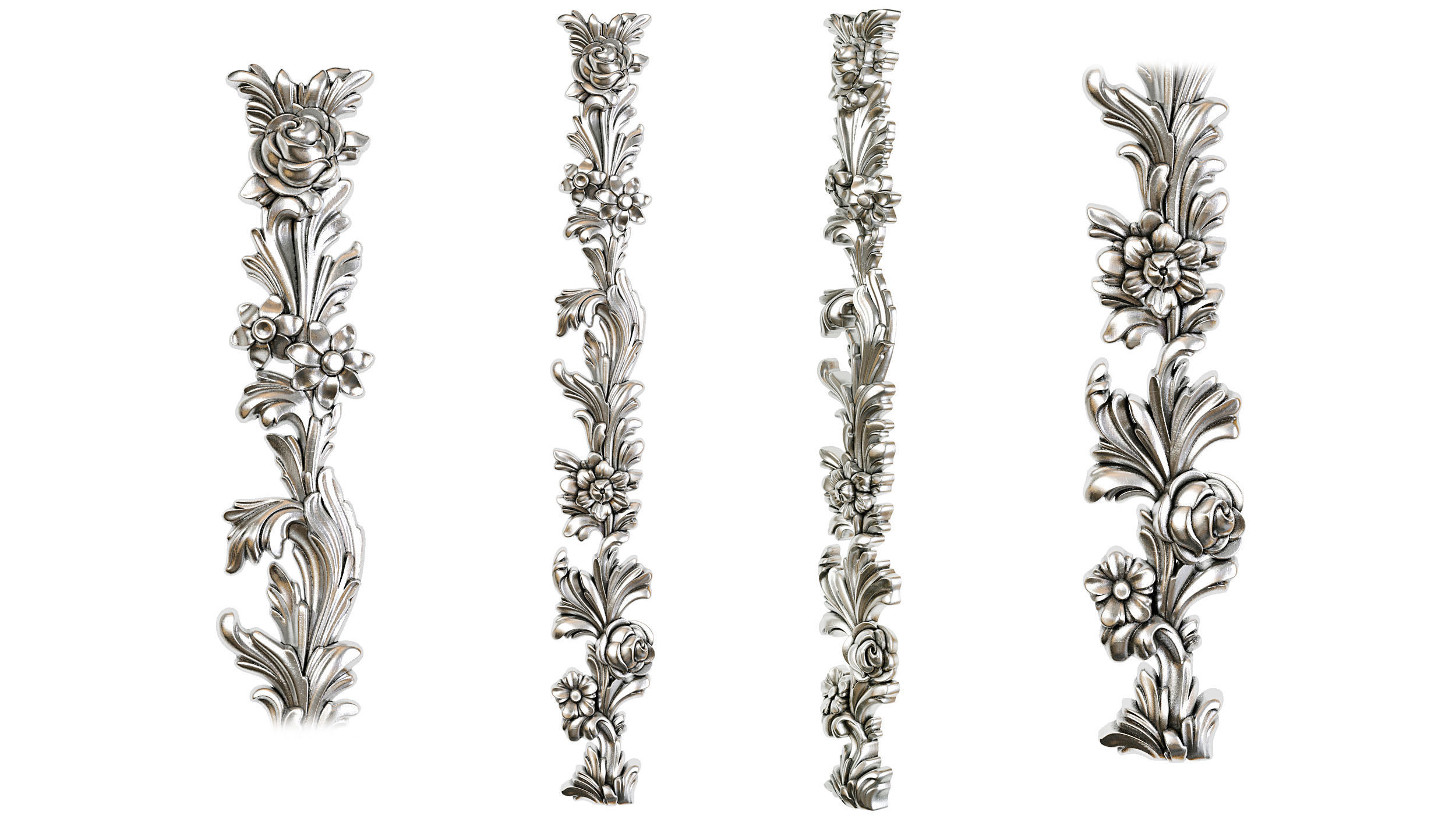 Classic carved 210 3D model_2