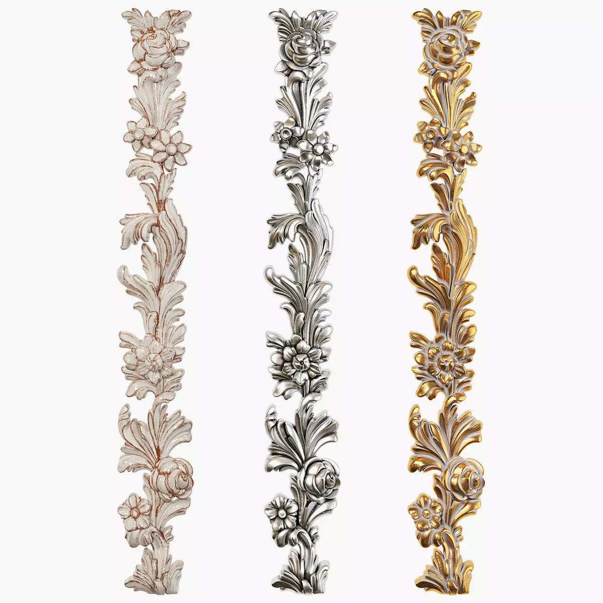 Classic carved 210 3D model_0