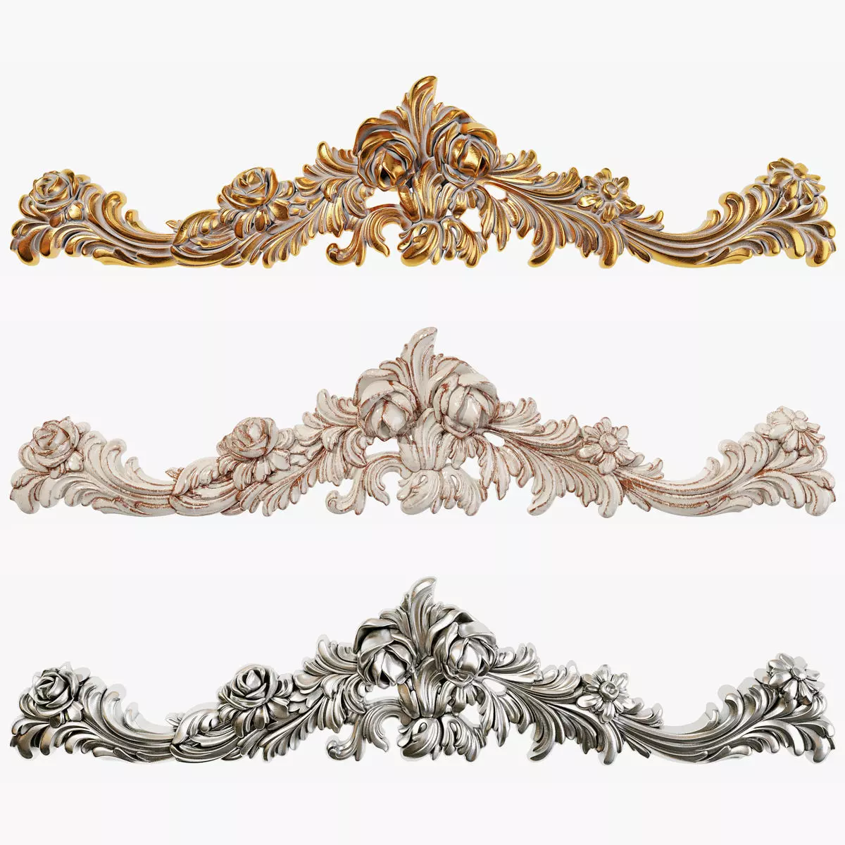 Classic carved 212 3D model