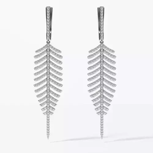 Christmas Tree earrings 3D print model