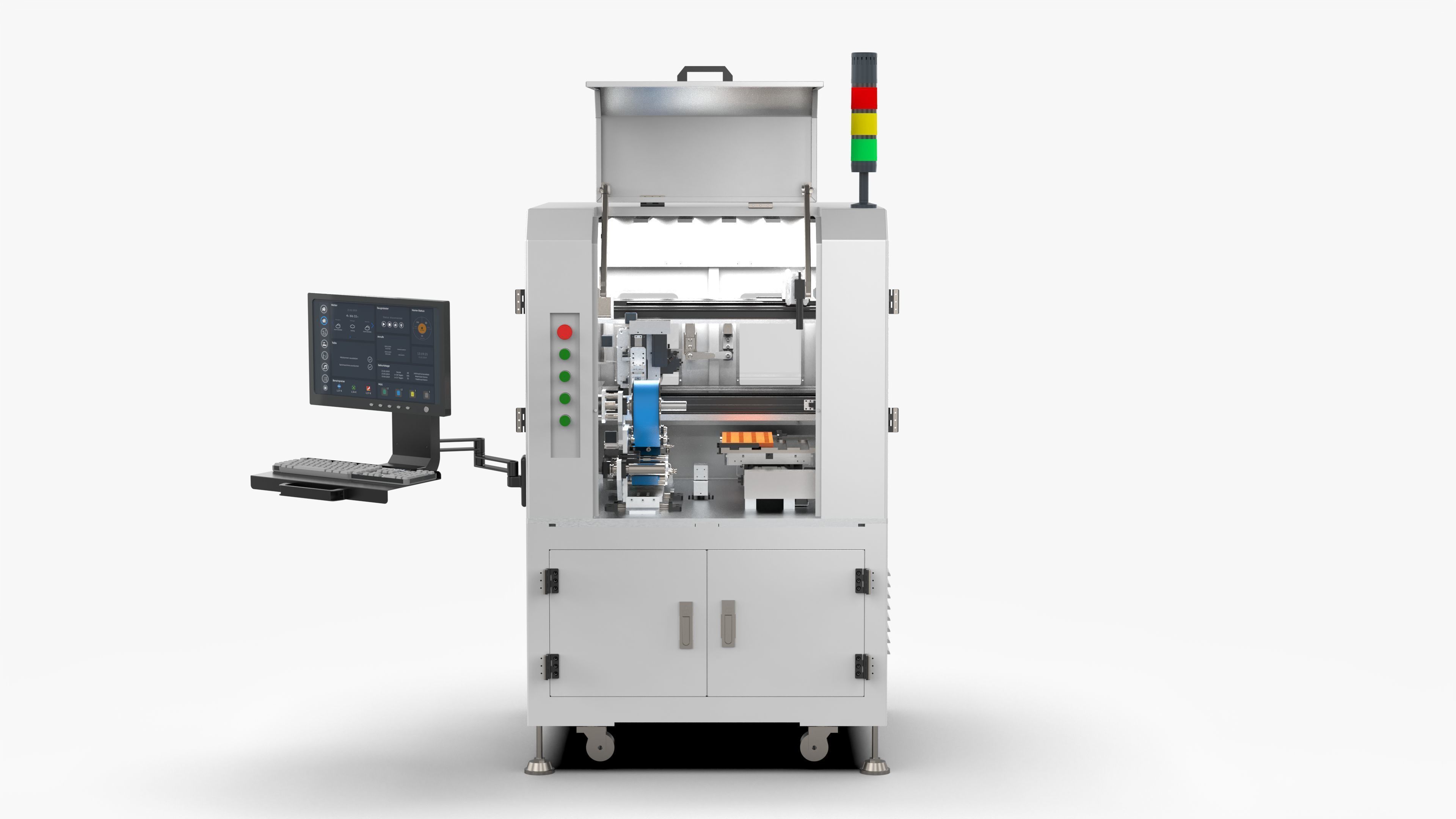 Automatic Peeling Film Machine 3D model_5