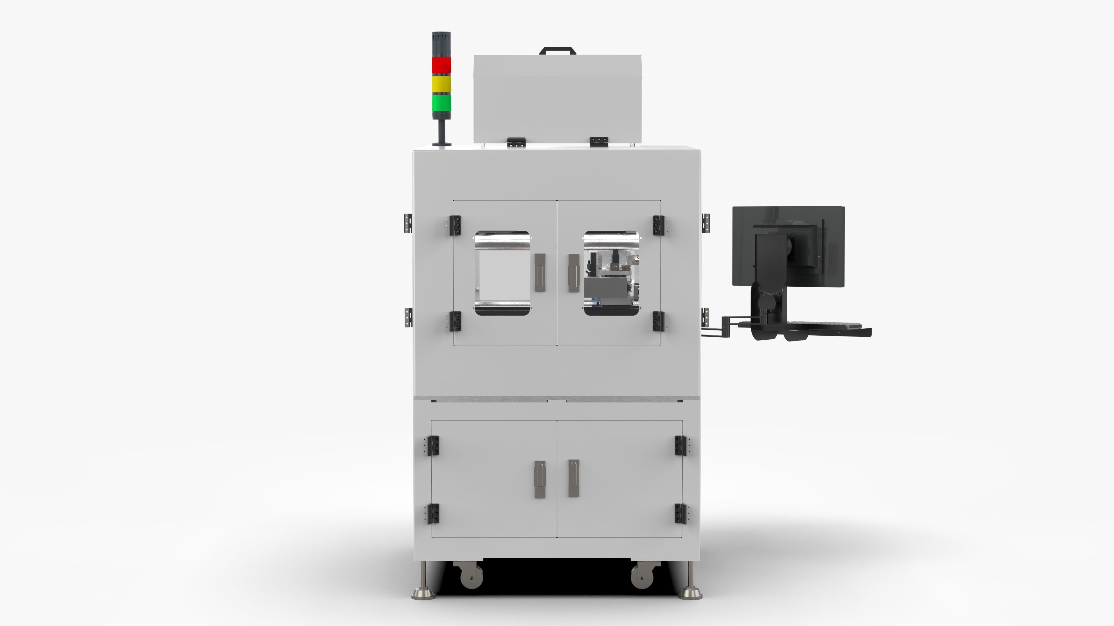 Automatic Peeling Film Machine 3D model_7