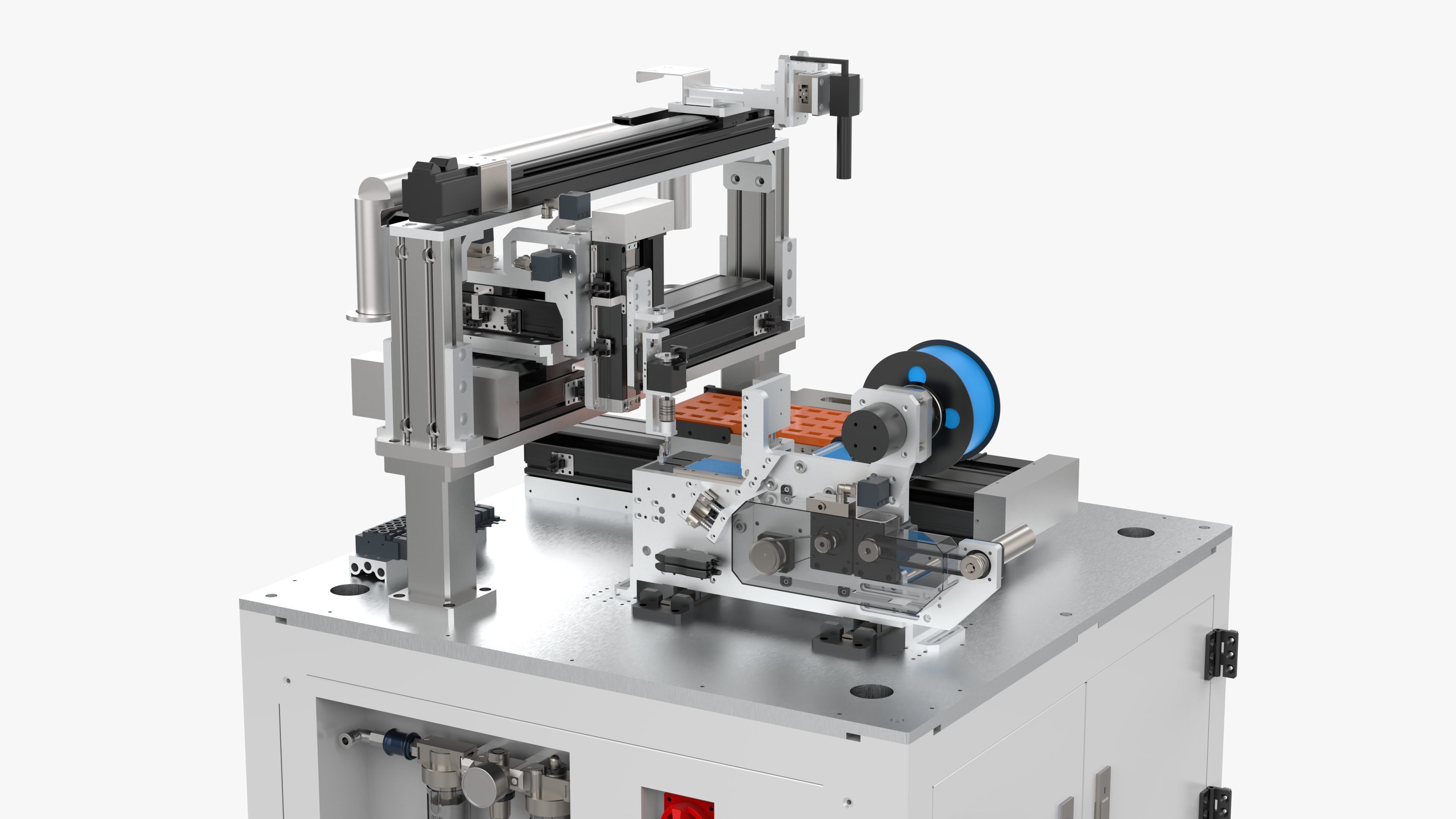 Automatic Peeling Film Machine 3D model_15