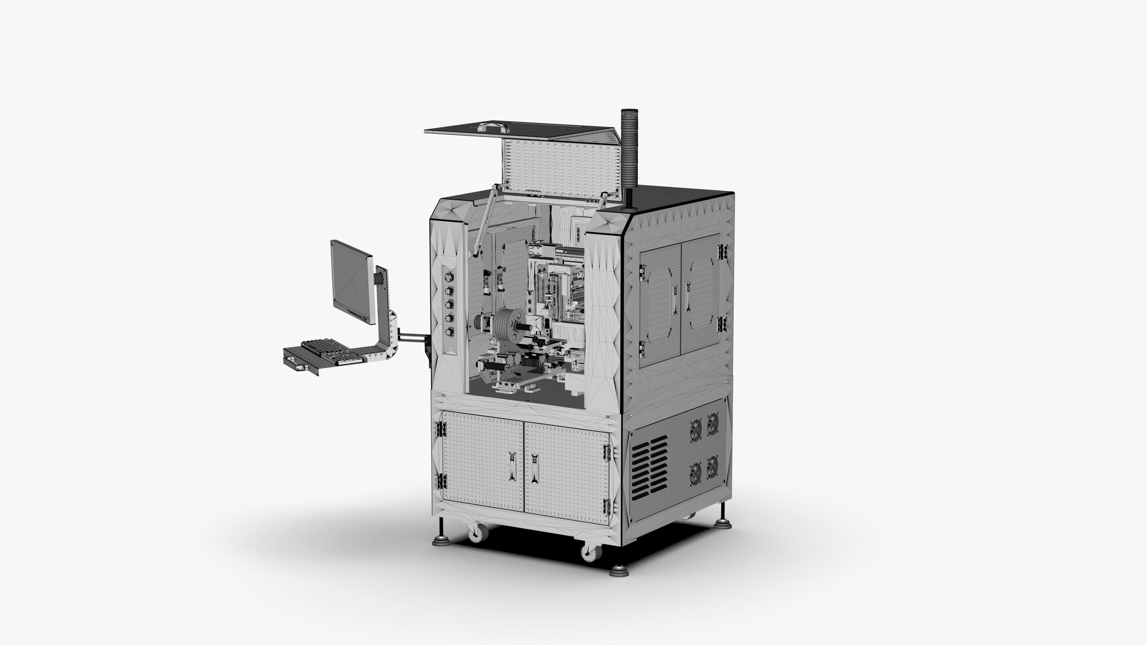 Automatic Peeling Film Machine 3D model_18