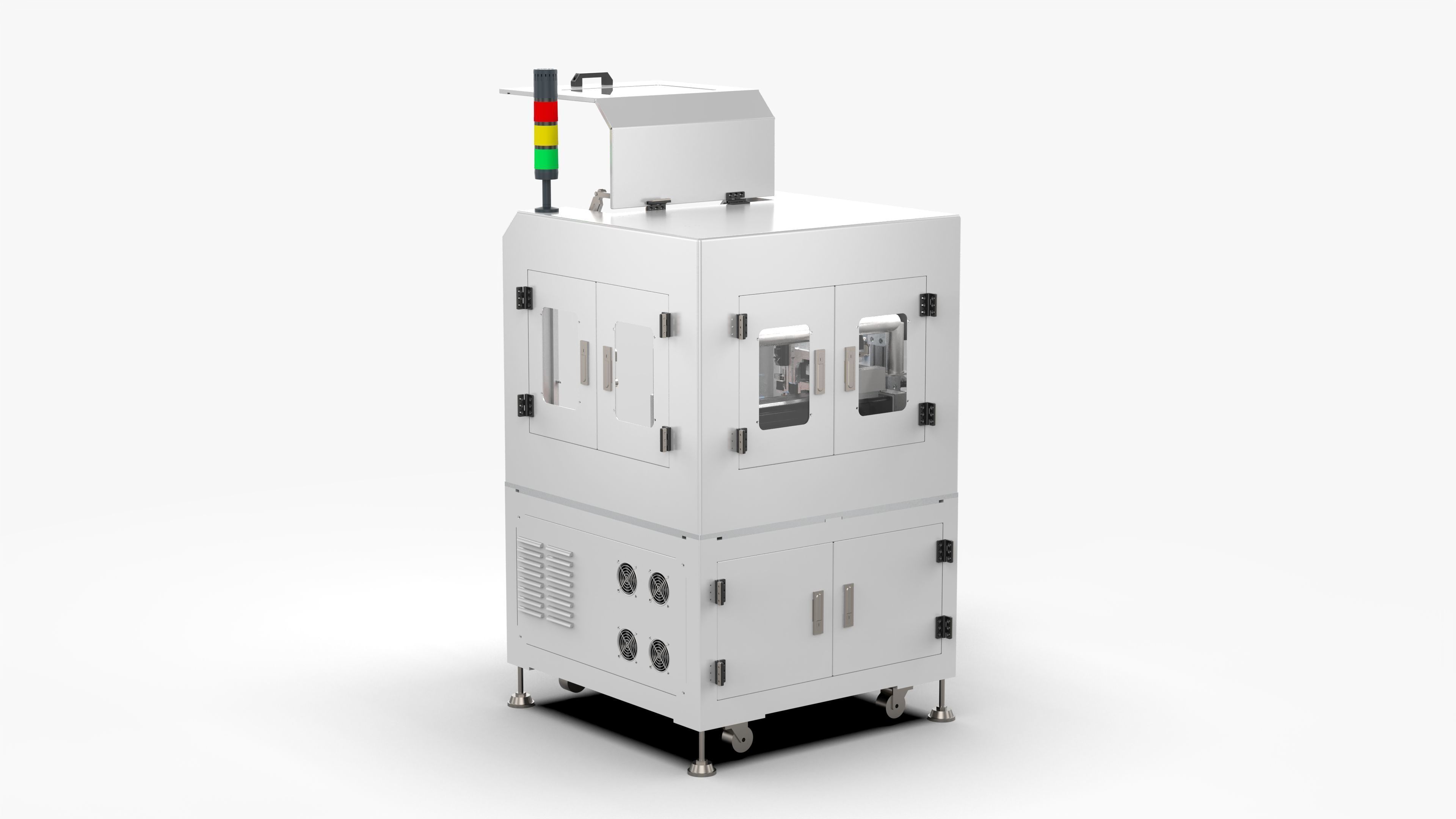 Automatic Peeling Film Machine 3D model_4