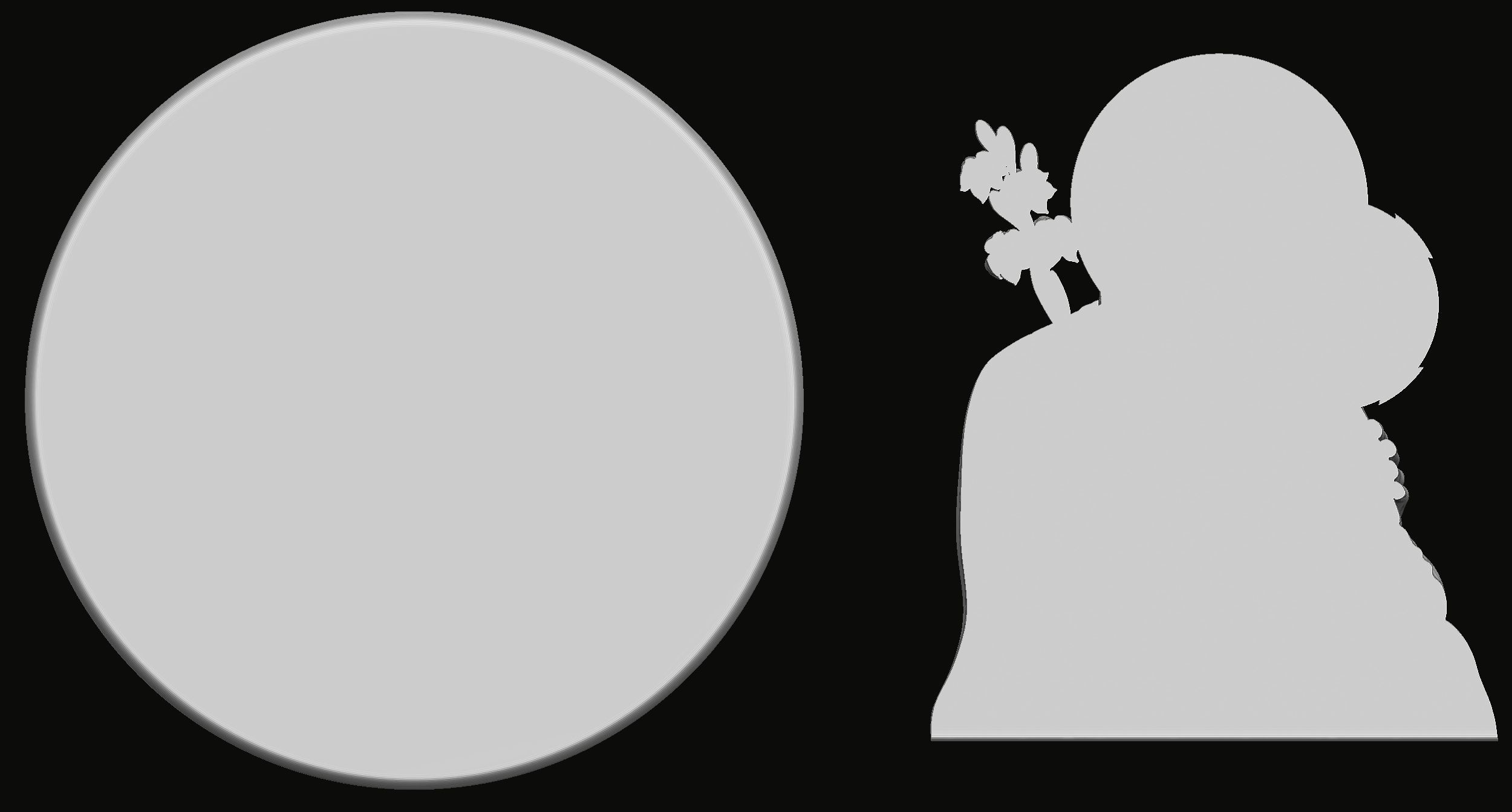 Saint  Joseph pendant 3D print model_4