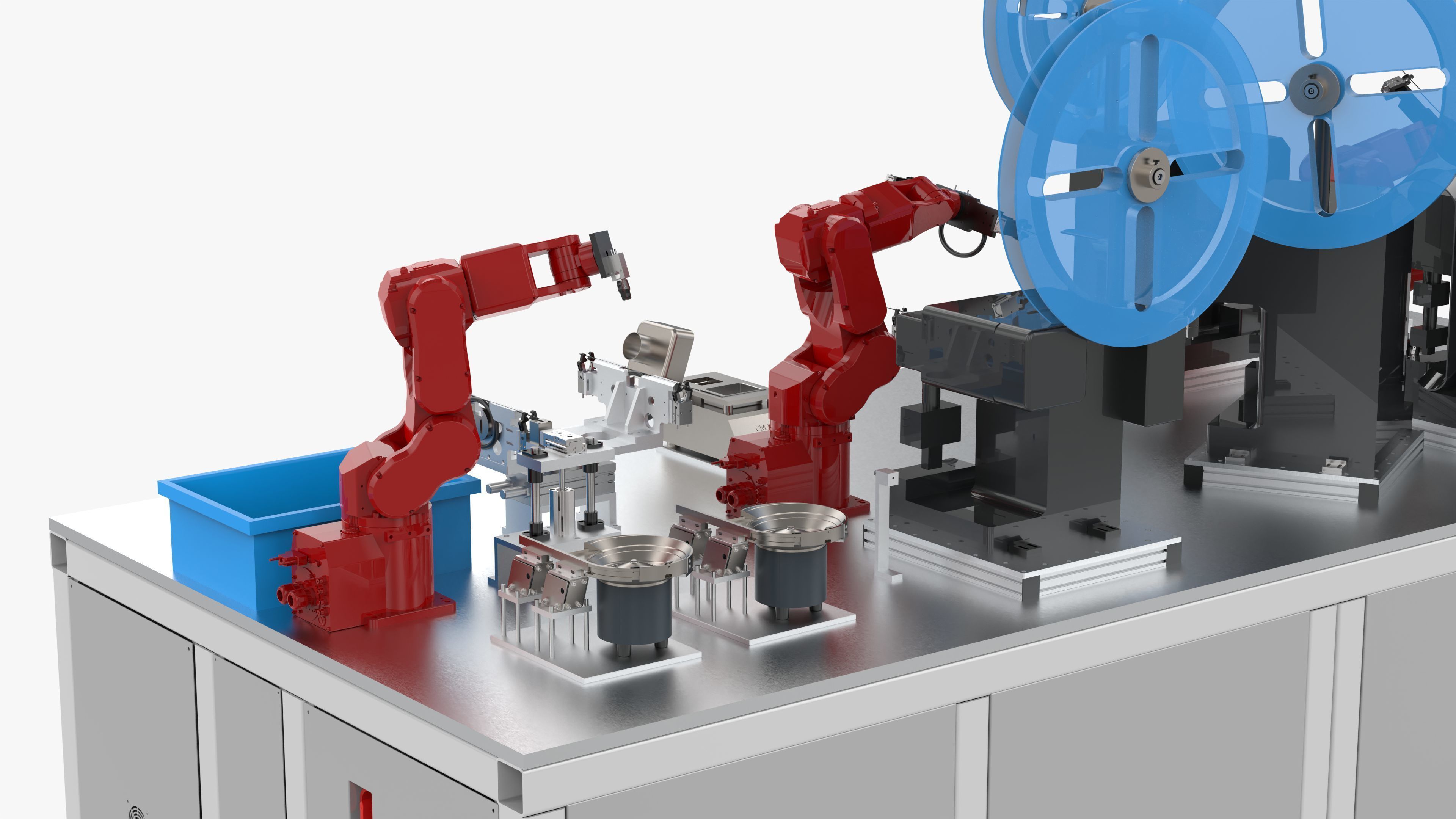 Automatic Wire Processing Machine 3D model_19