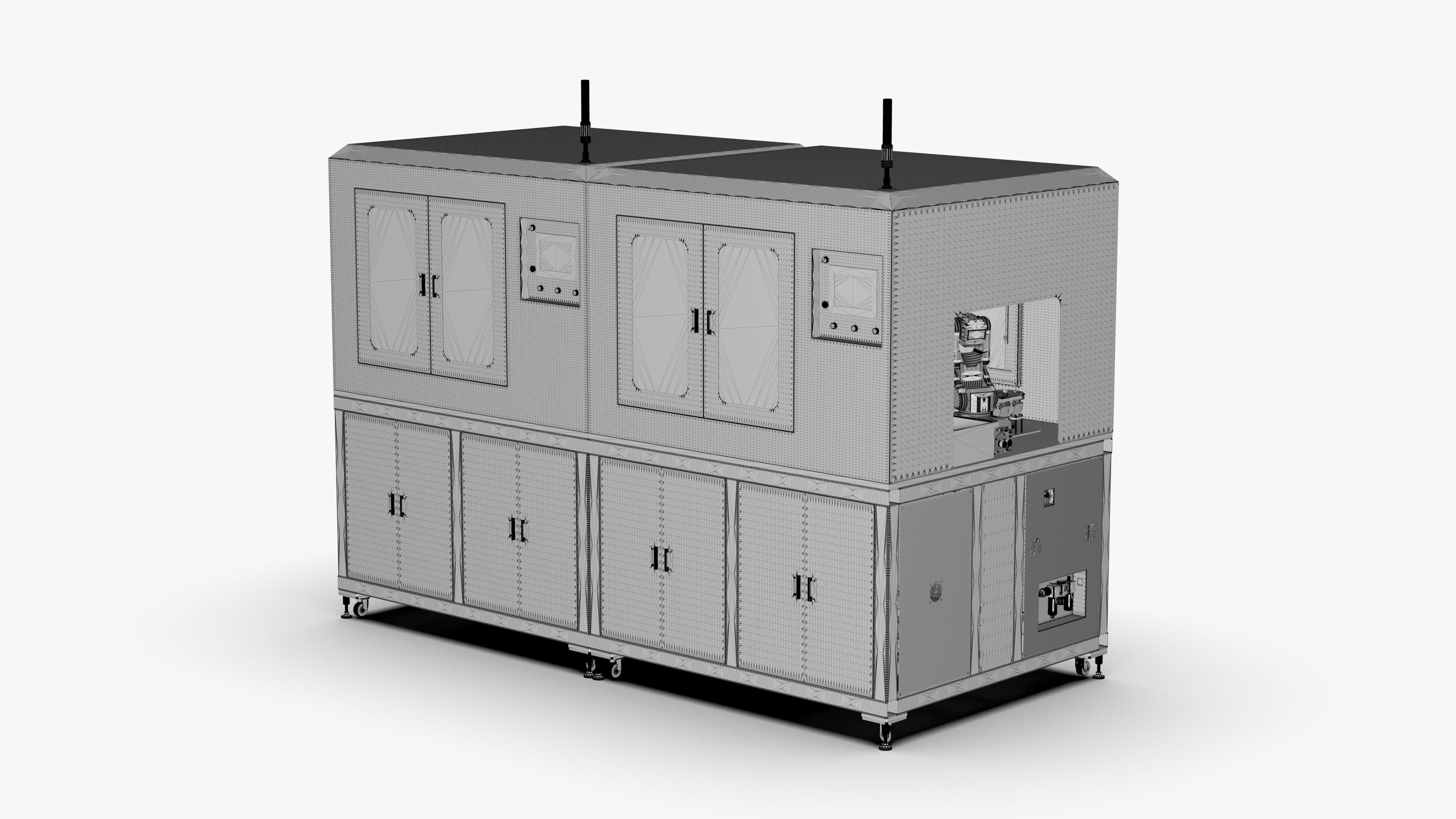 Automatic Wire Processing Machine 3D model_24