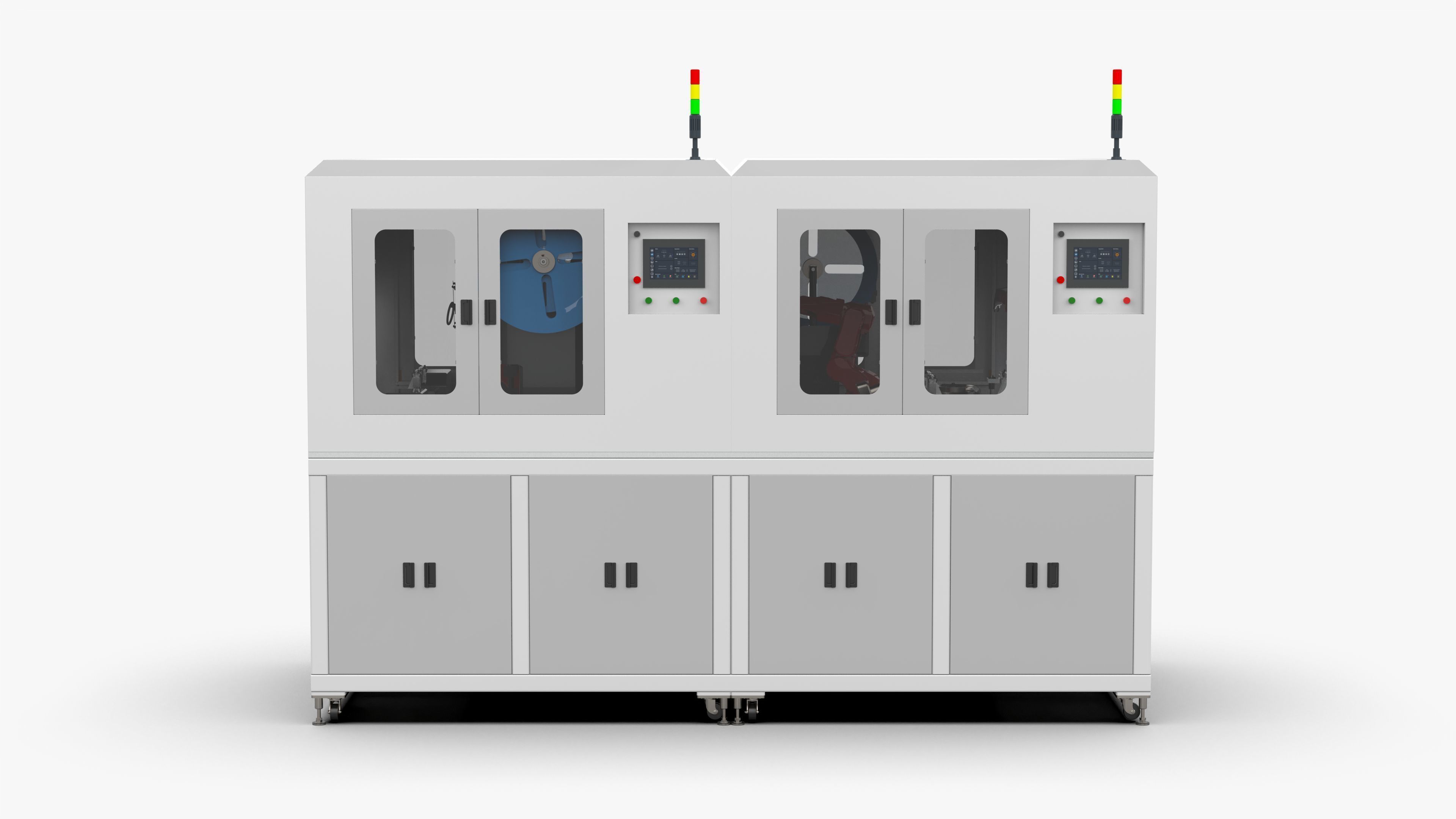 Automatic Wire Processing Machine 3D model_3