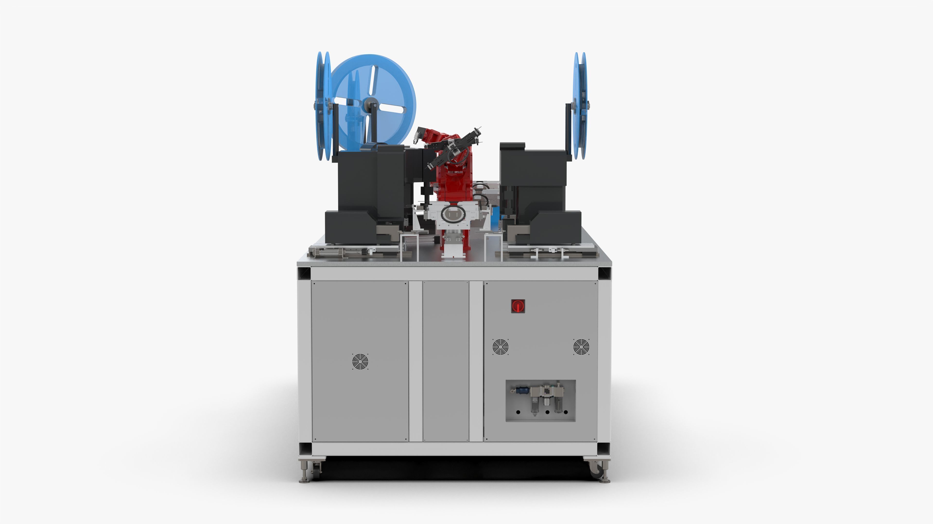 Automatic Wire Processing Machine 3D model_13