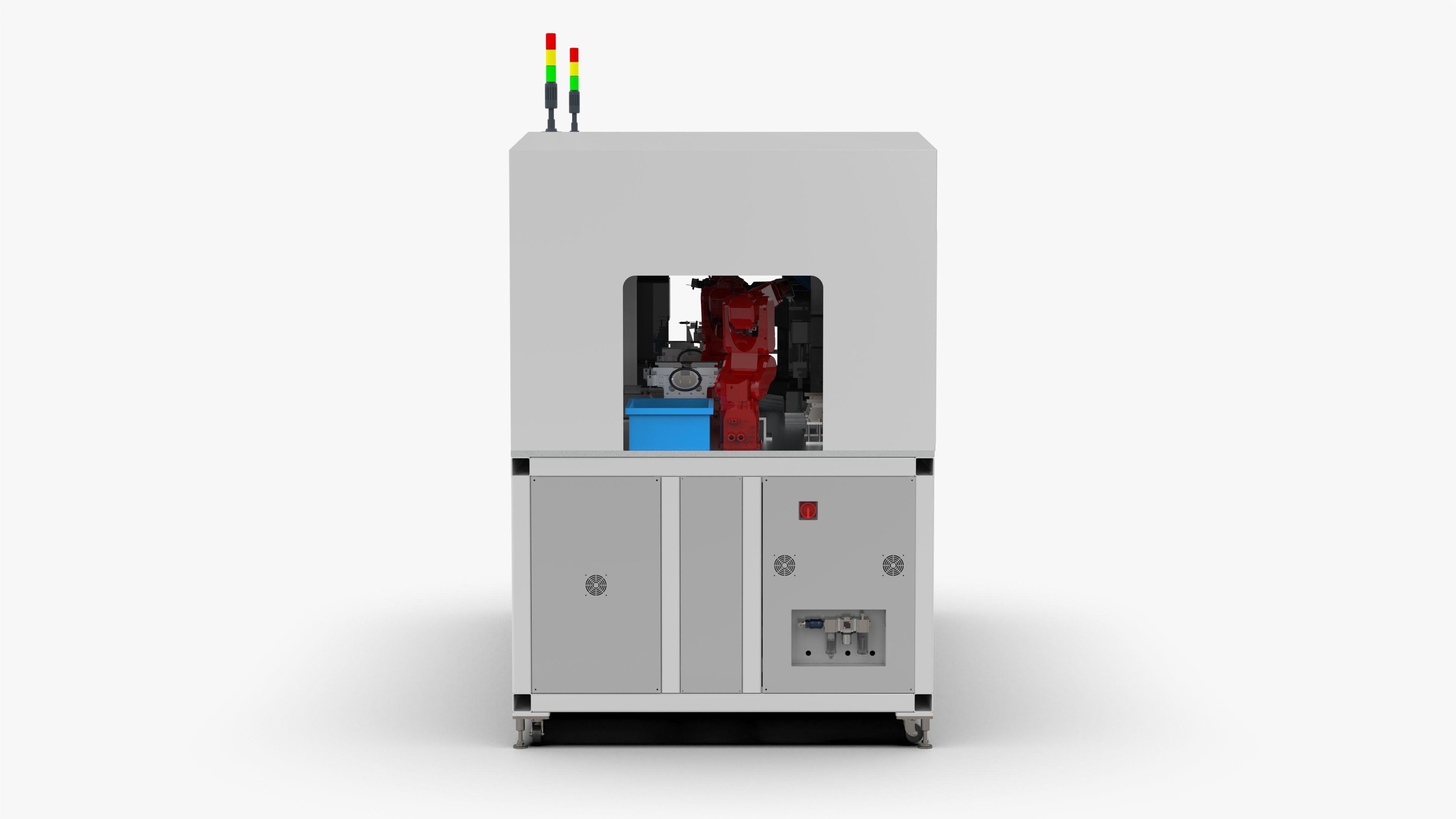 Automatic Wire Processing Machine 3D model_8
