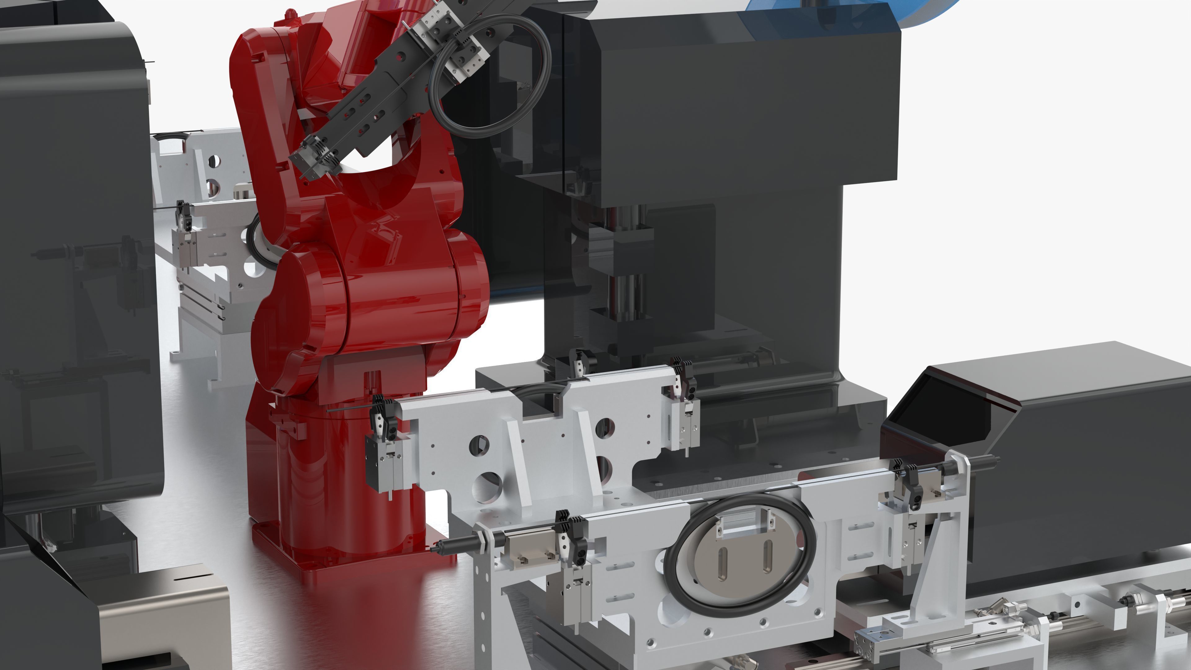 Automatic Wire Processing Machine 3D model_21