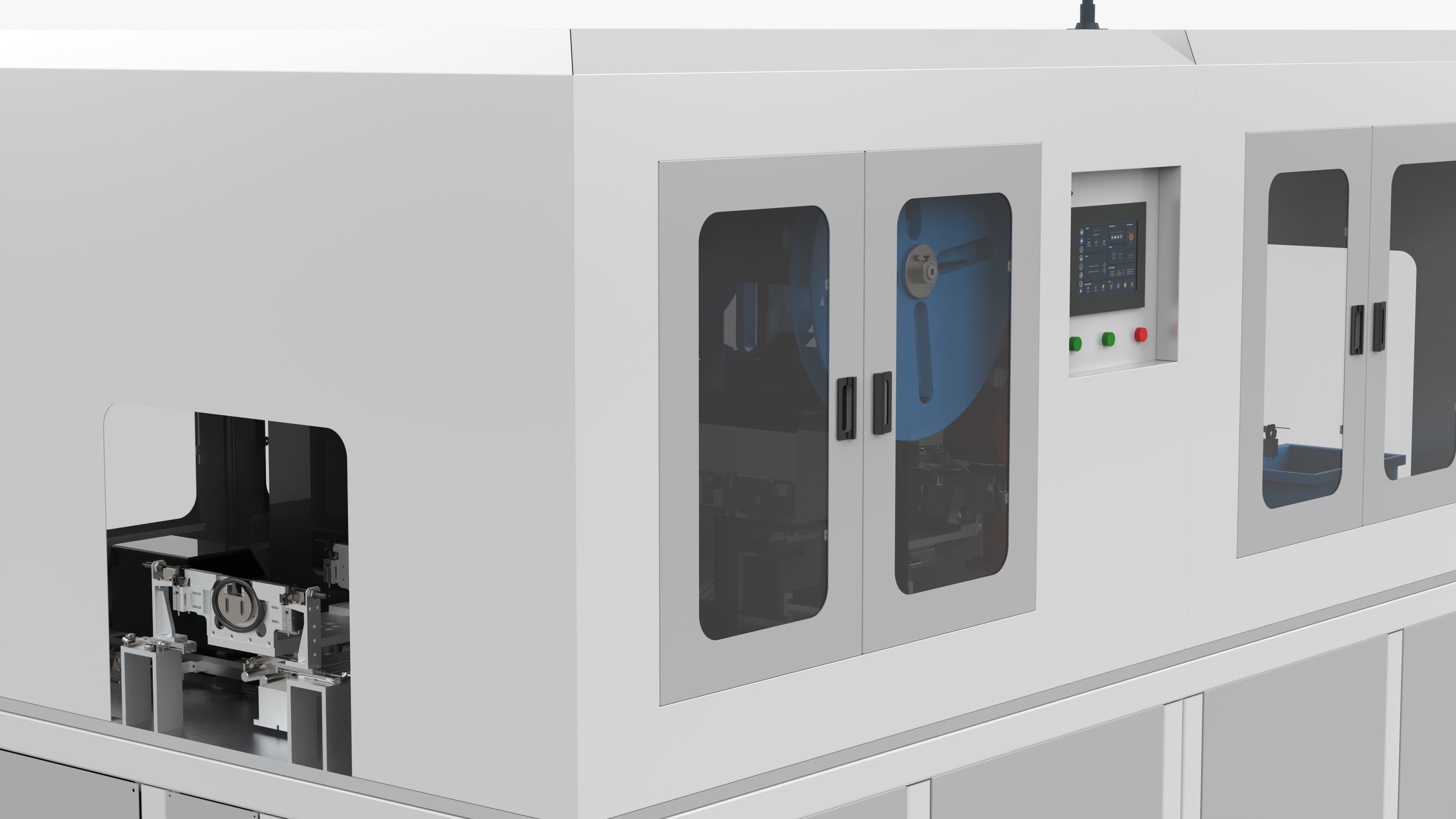 Automatic Wire Processing Machine 3D model_9