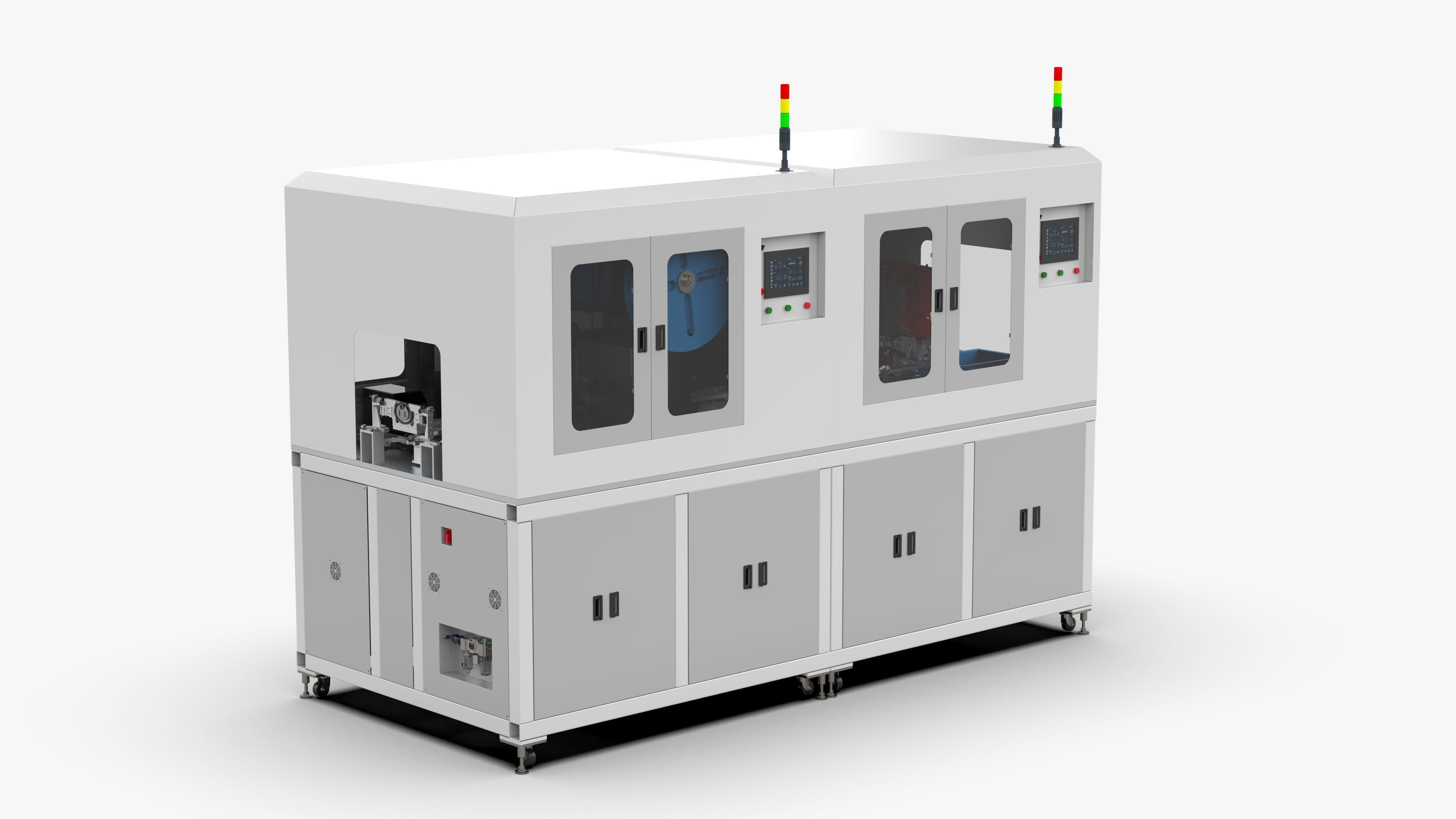 Automatic Wire Processing Machine 3D model_1