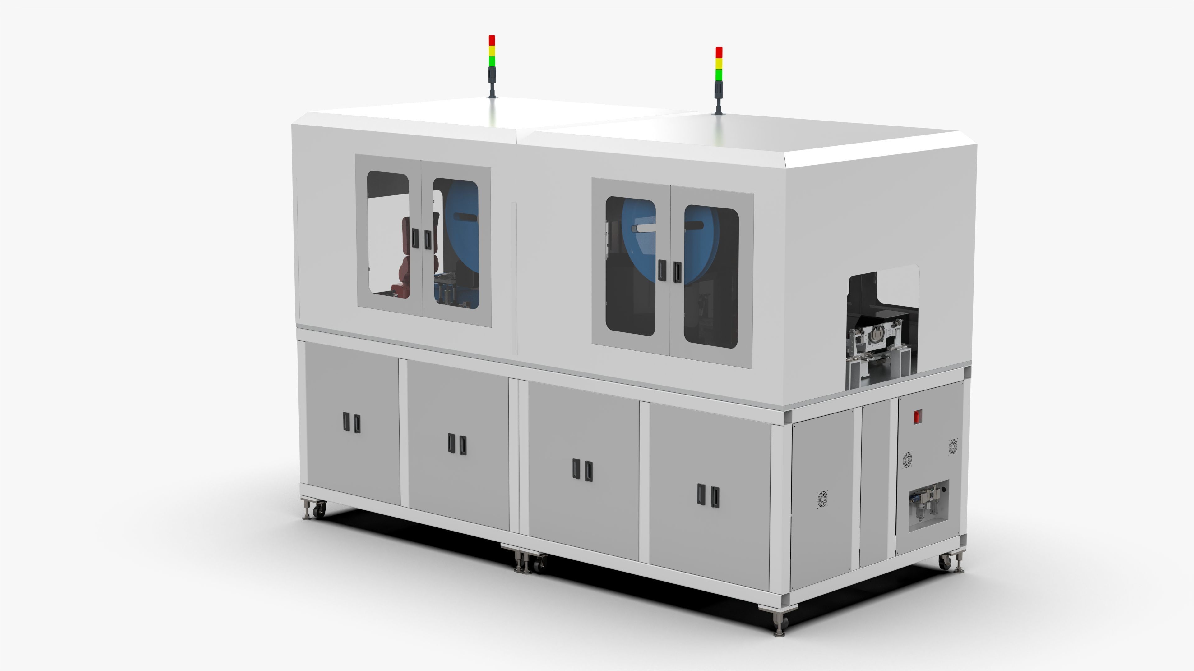 Automatic Wire Processing Machine 3D model_4