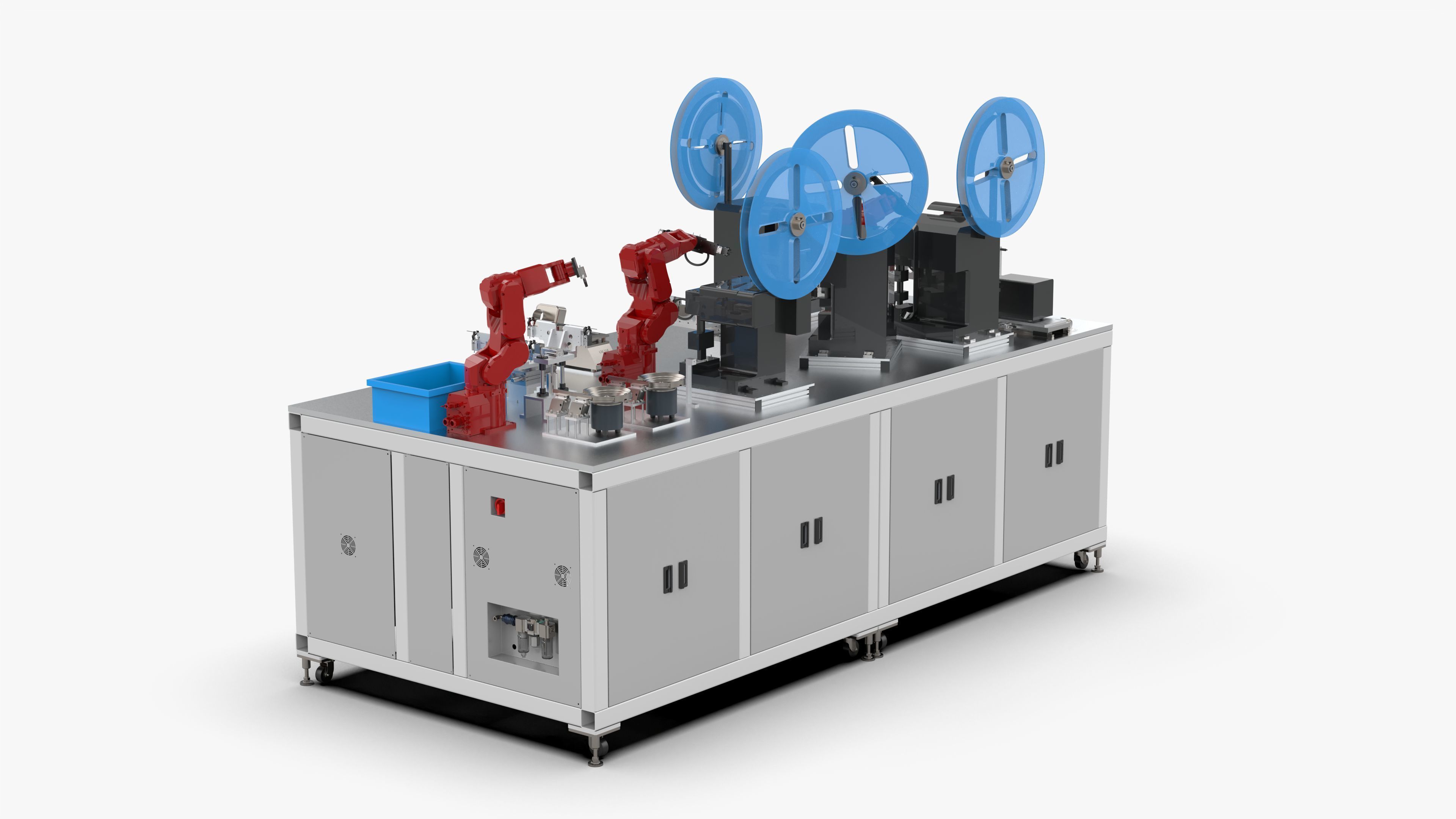 Automatic Wire Processing Machine 3D model_12