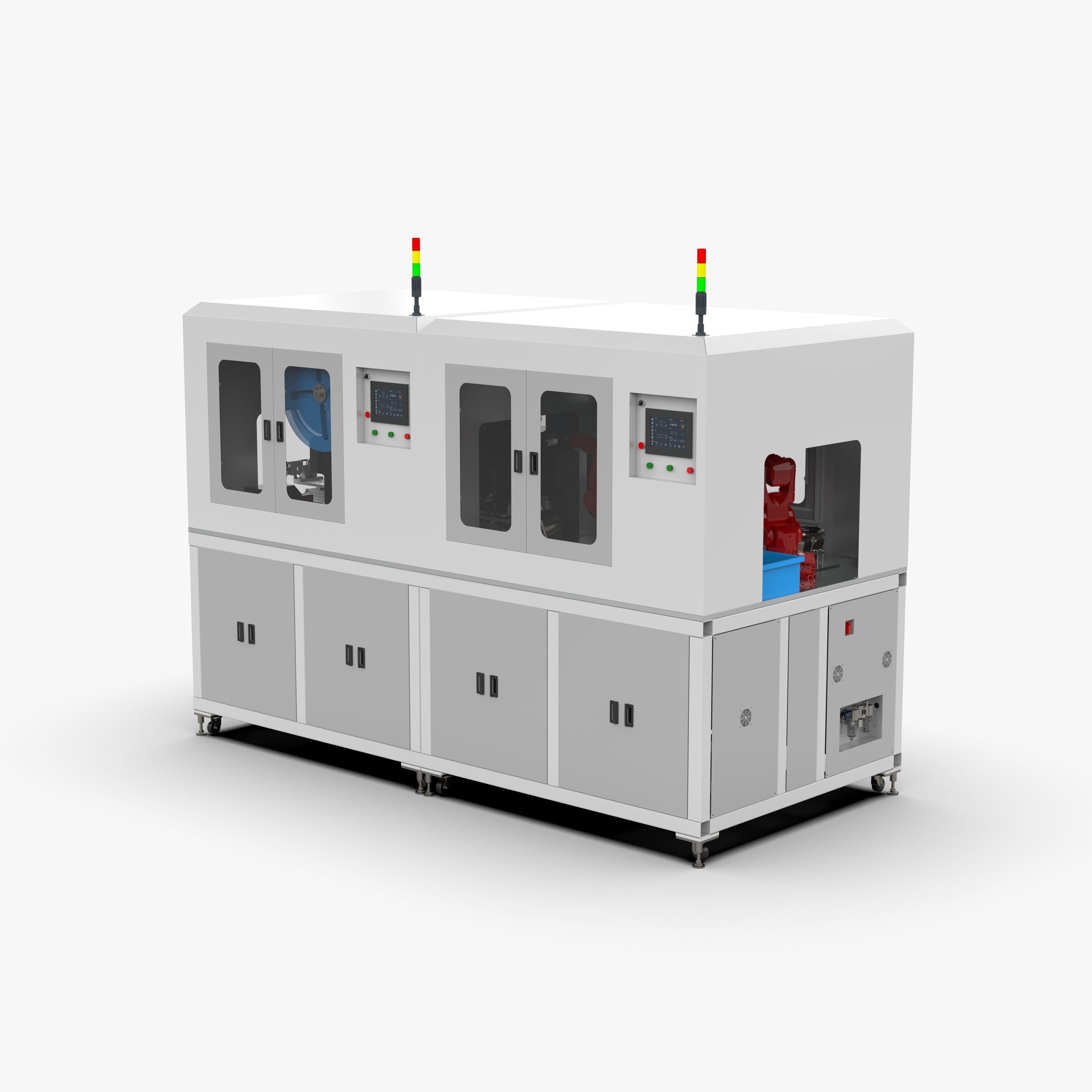 Automatic Wire Processing Machine 3D model_2