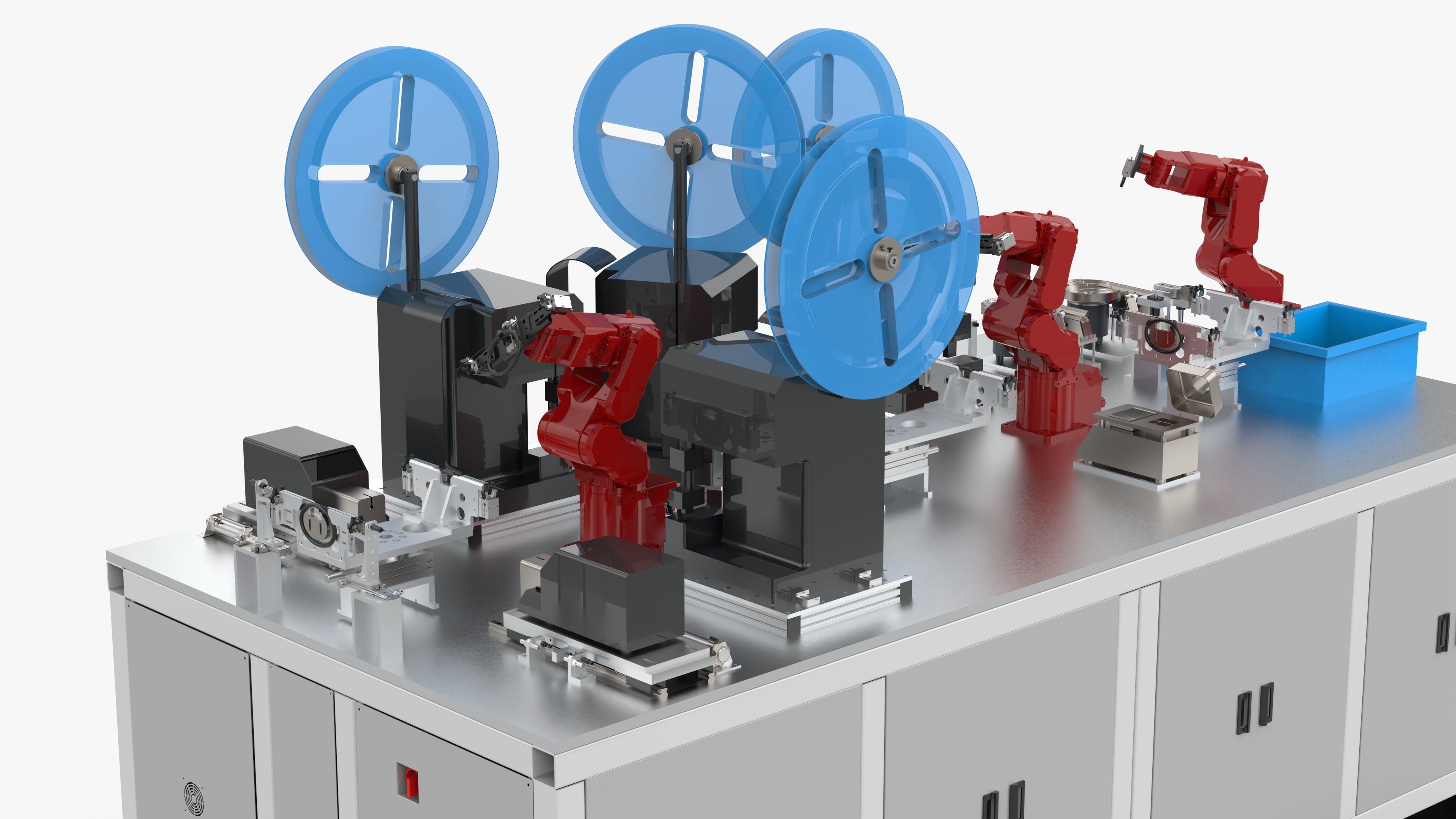 Automatic Wire Processing Machine 3D model_18