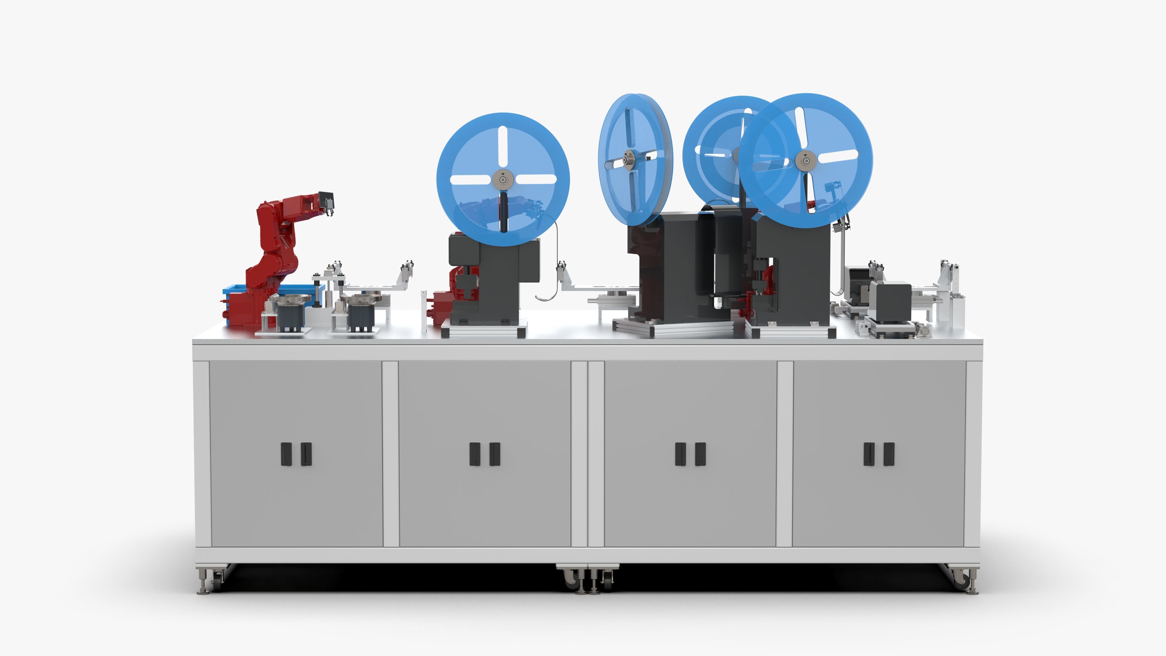 Automatic Wire Processing Machine 3D model_16