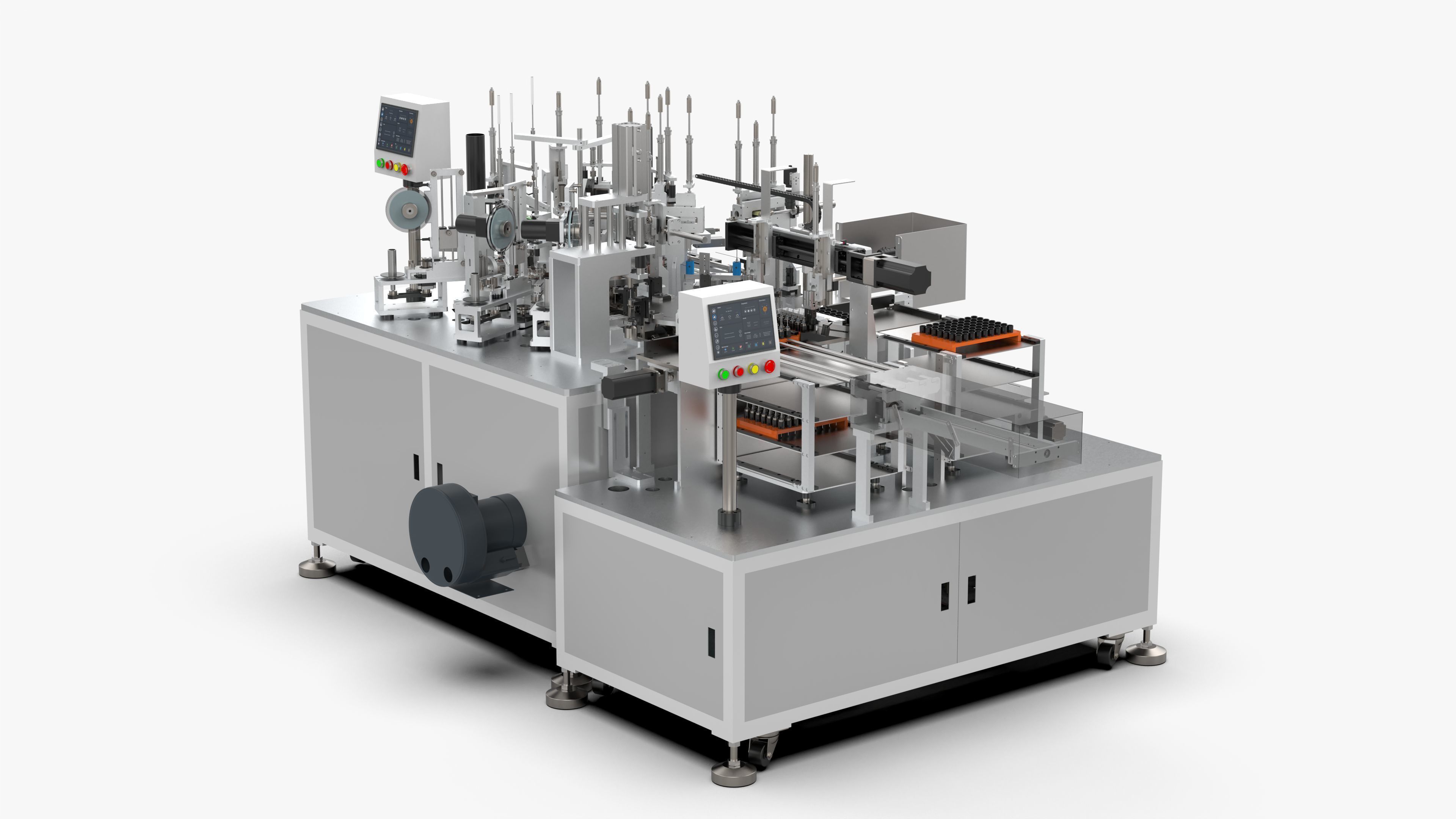 Automatic Micro Rotor Motor Processing and Assembly Machine 3D model_12