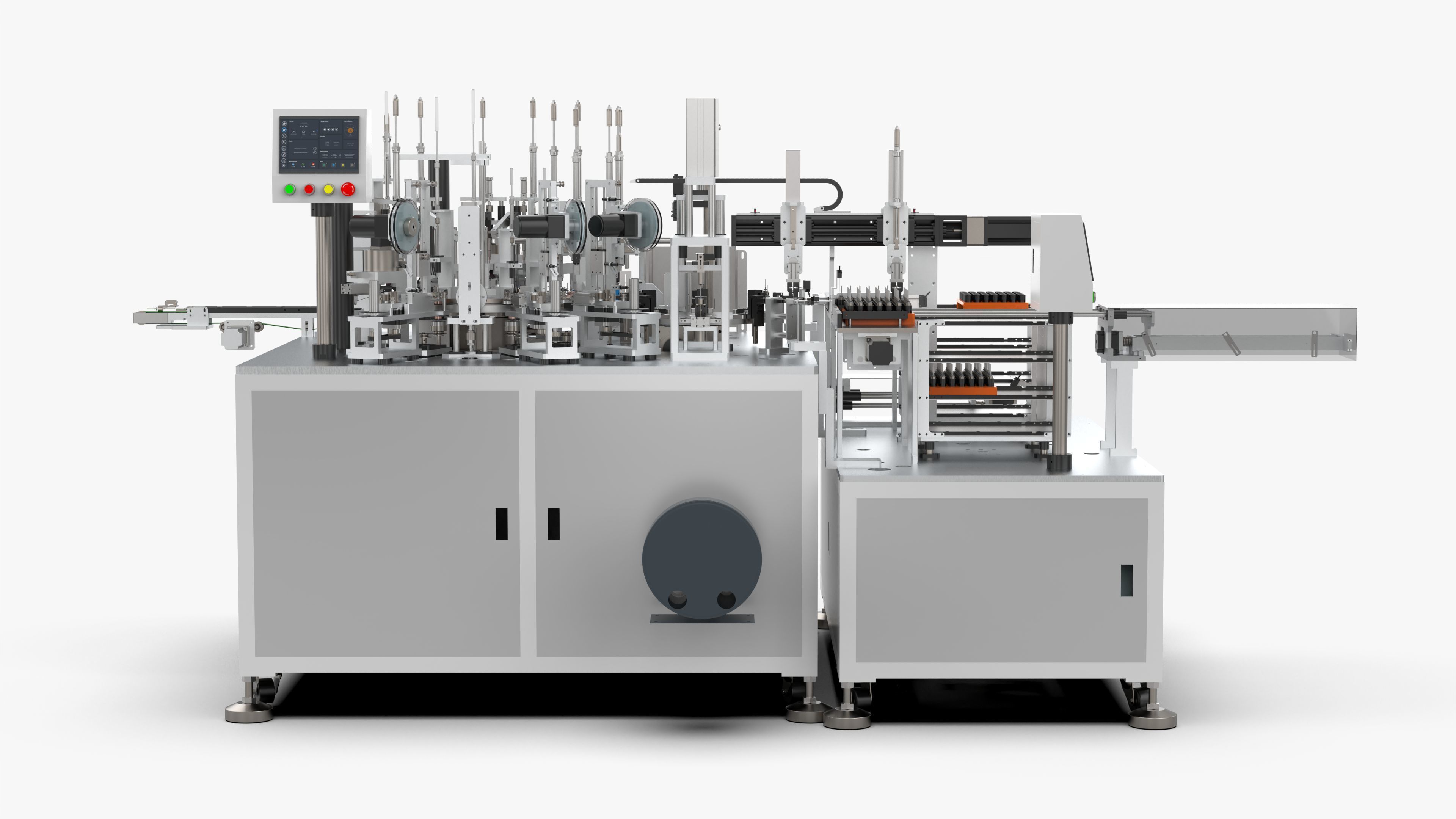 Automatic Micro Rotor Motor Processing and Assembly Machine 3D model_14