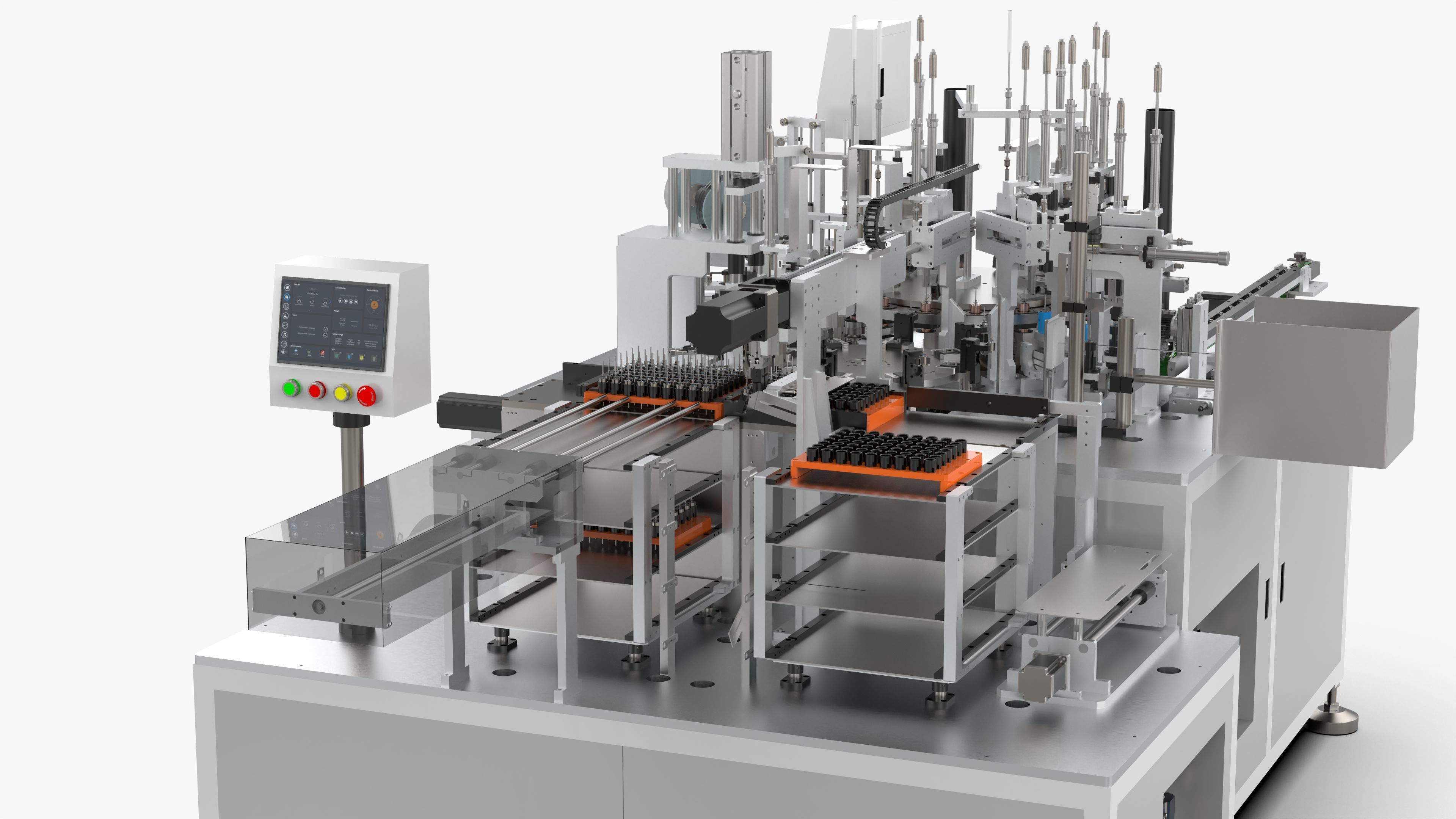 Automatic Micro Rotor Motor Processing and Assembly Machine 3D model_23