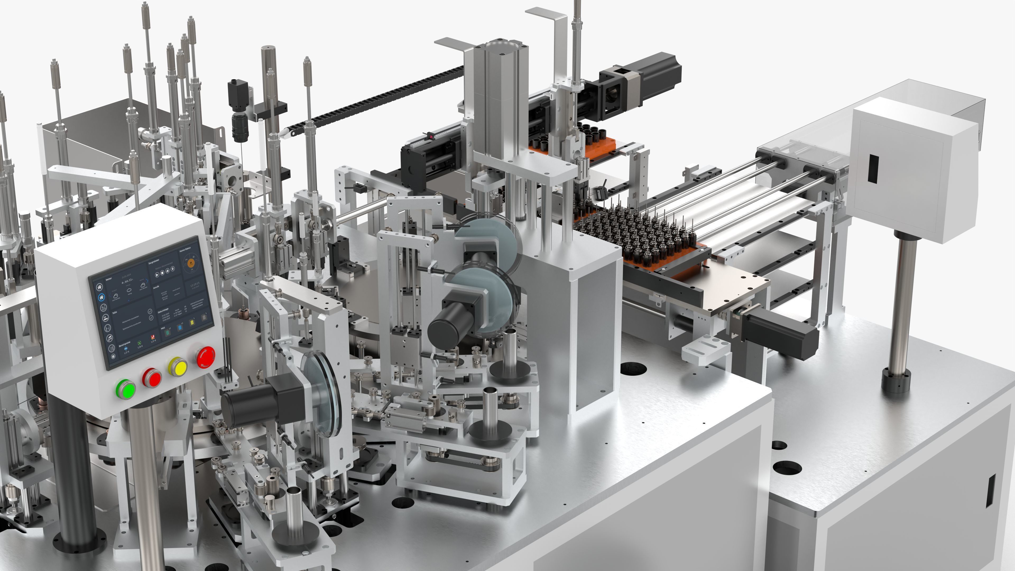Automatic Micro Rotor Motor Processing and Assembly Machine 3D model_25