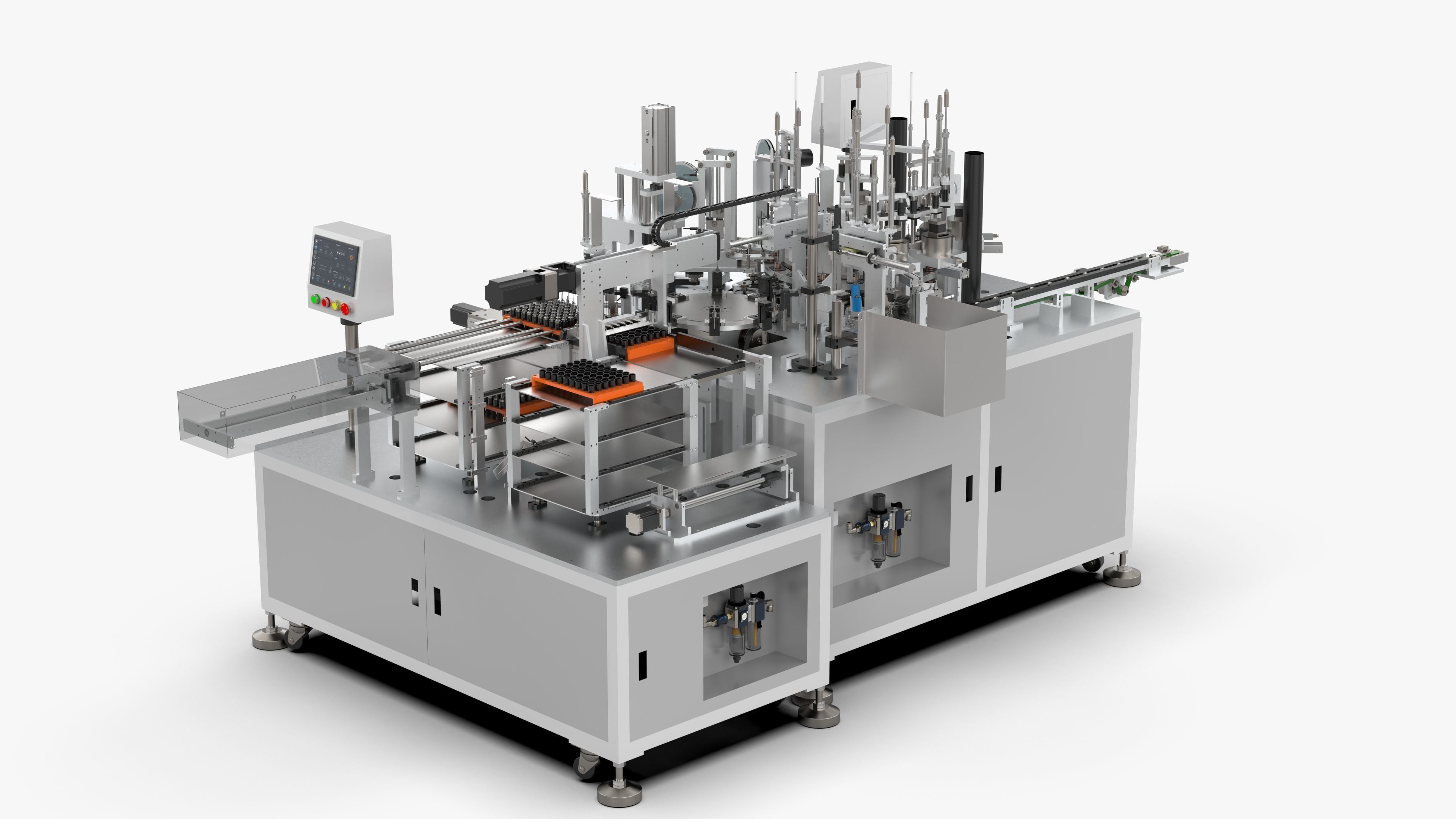 Automatic Micro Rotor Motor Processing and Assembly Machine 3D model_13