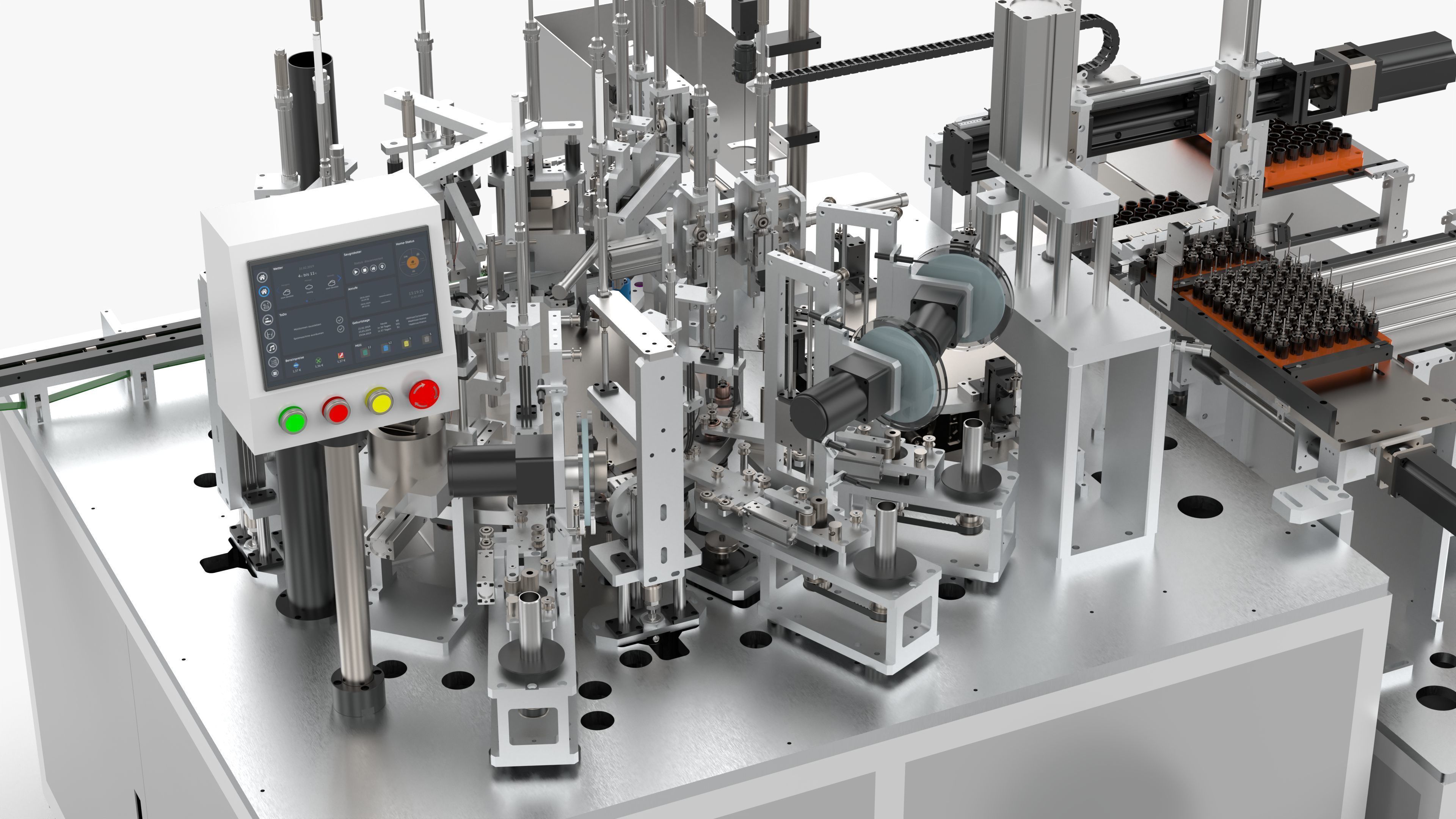 Automatic Micro Rotor Motor Processing and Assembly Machine 3D model_19