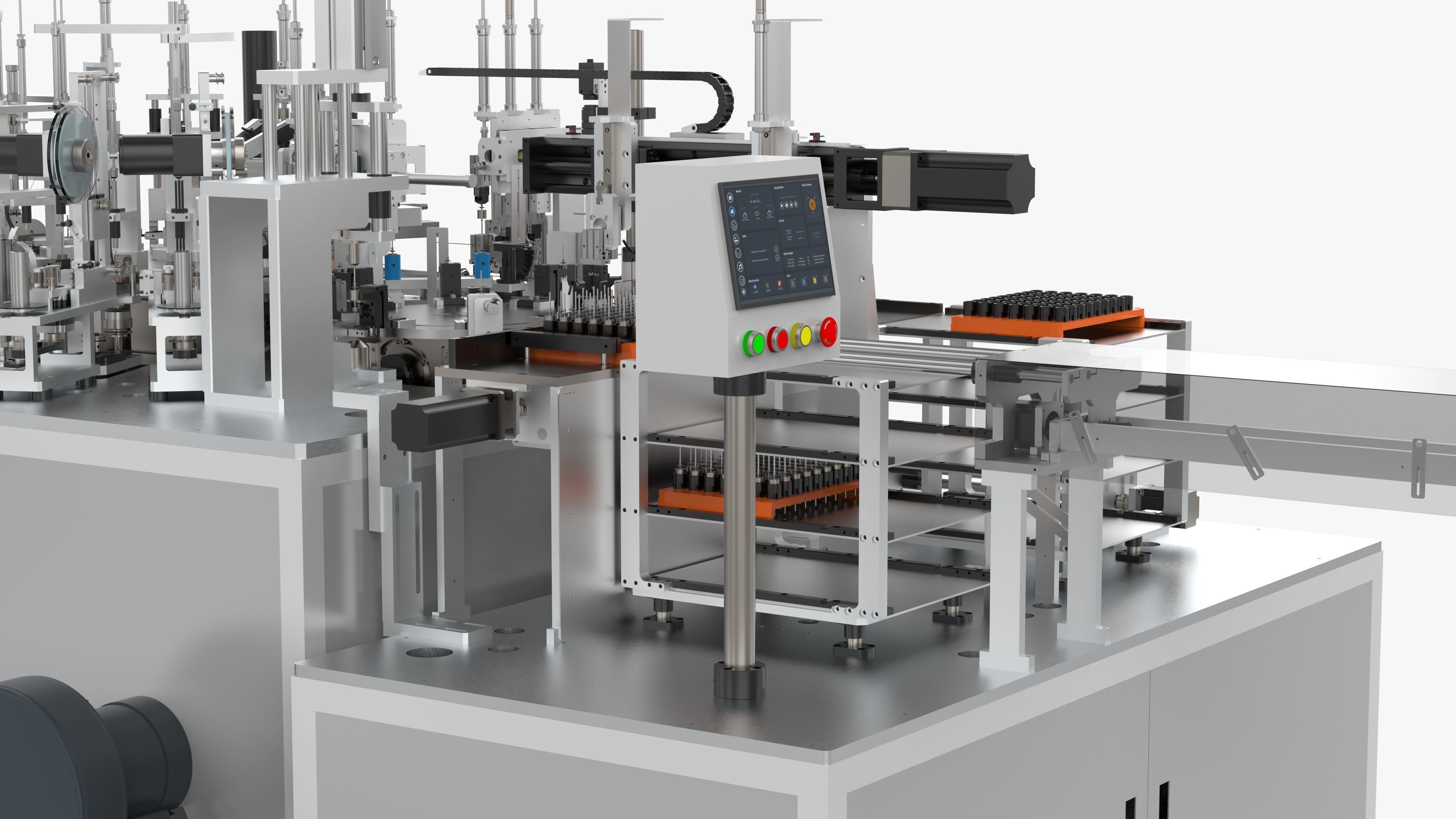 Automatic Micro Rotor Motor Processing and Assembly Machine 3D model_24