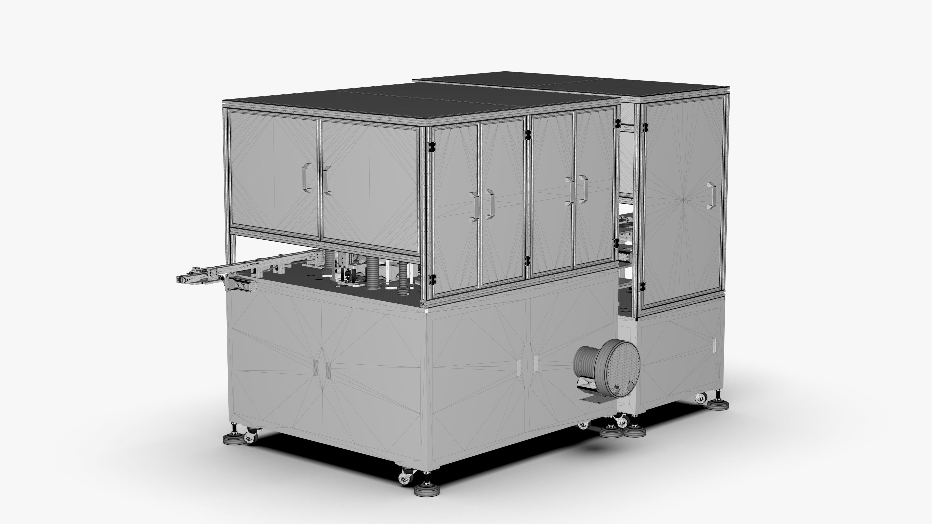 Automatic Micro Rotor Motor Processing and Assembly Machine 3D model_26