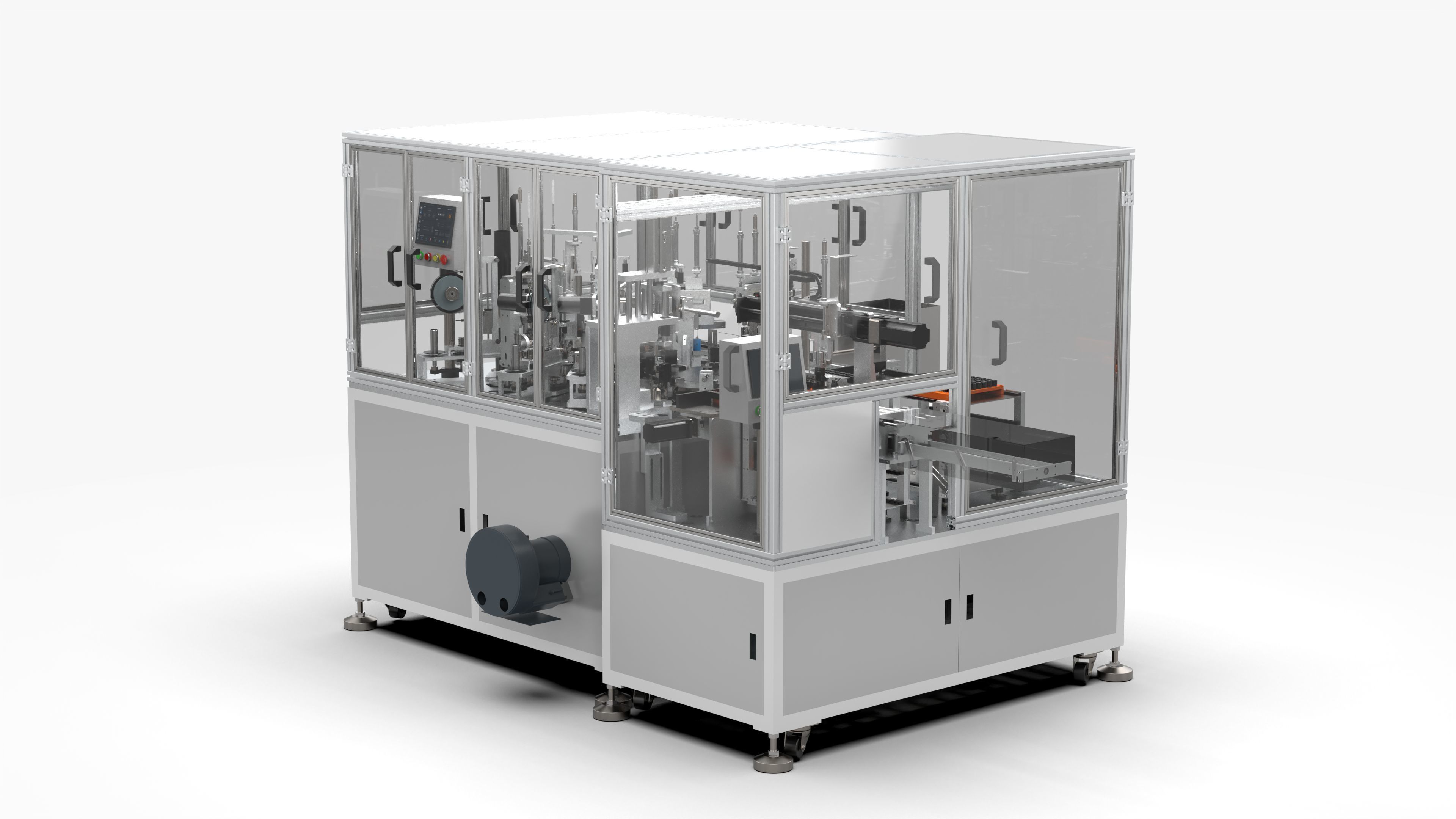 Automatic Micro Rotor Motor Processing and Assembly Machine 3D model_3