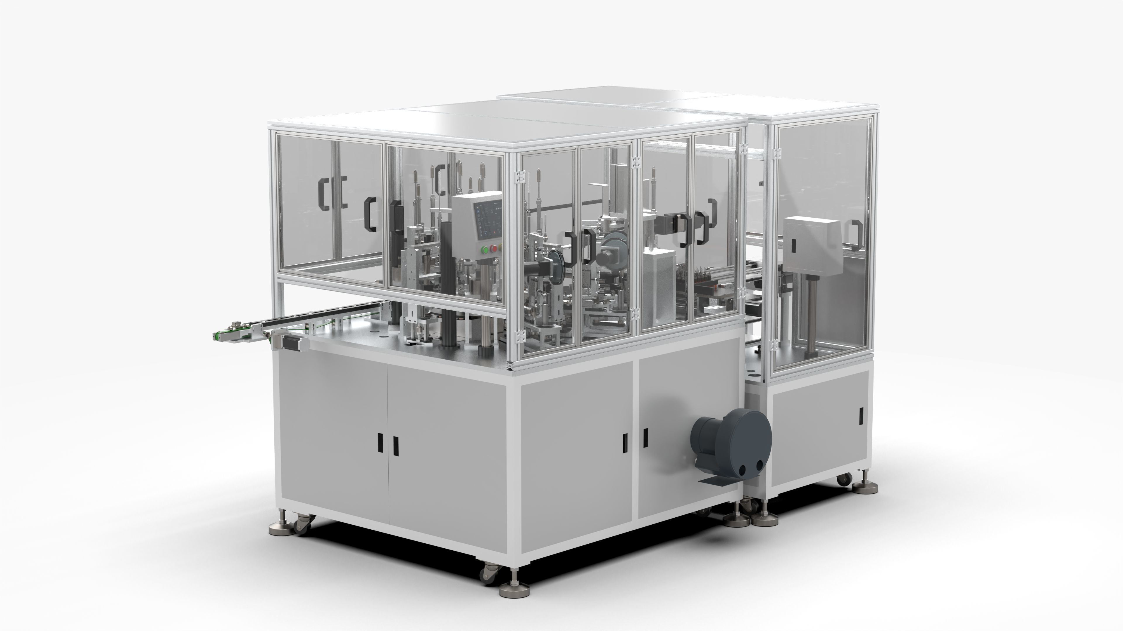 Automatic Micro Rotor Motor Processing and Assembly Machine 3D model_18